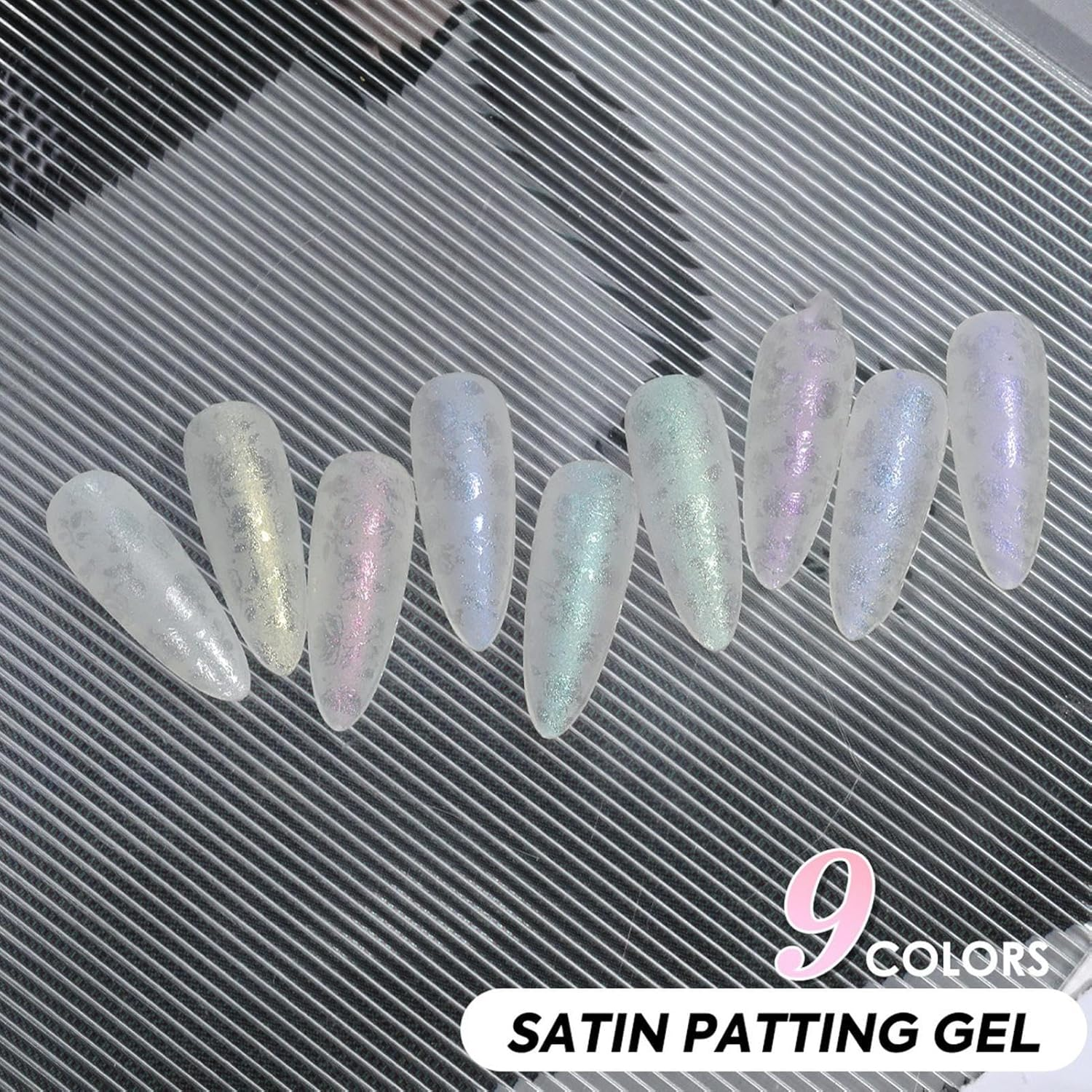 Moreeulsi Pat Gel Polish | Art Gradient Painting Gel | 9-Color Palette Manicure Polish for Creative Nail Design Art Painting Women Girls Professionals Beginners Home Salon Holiday image number 5