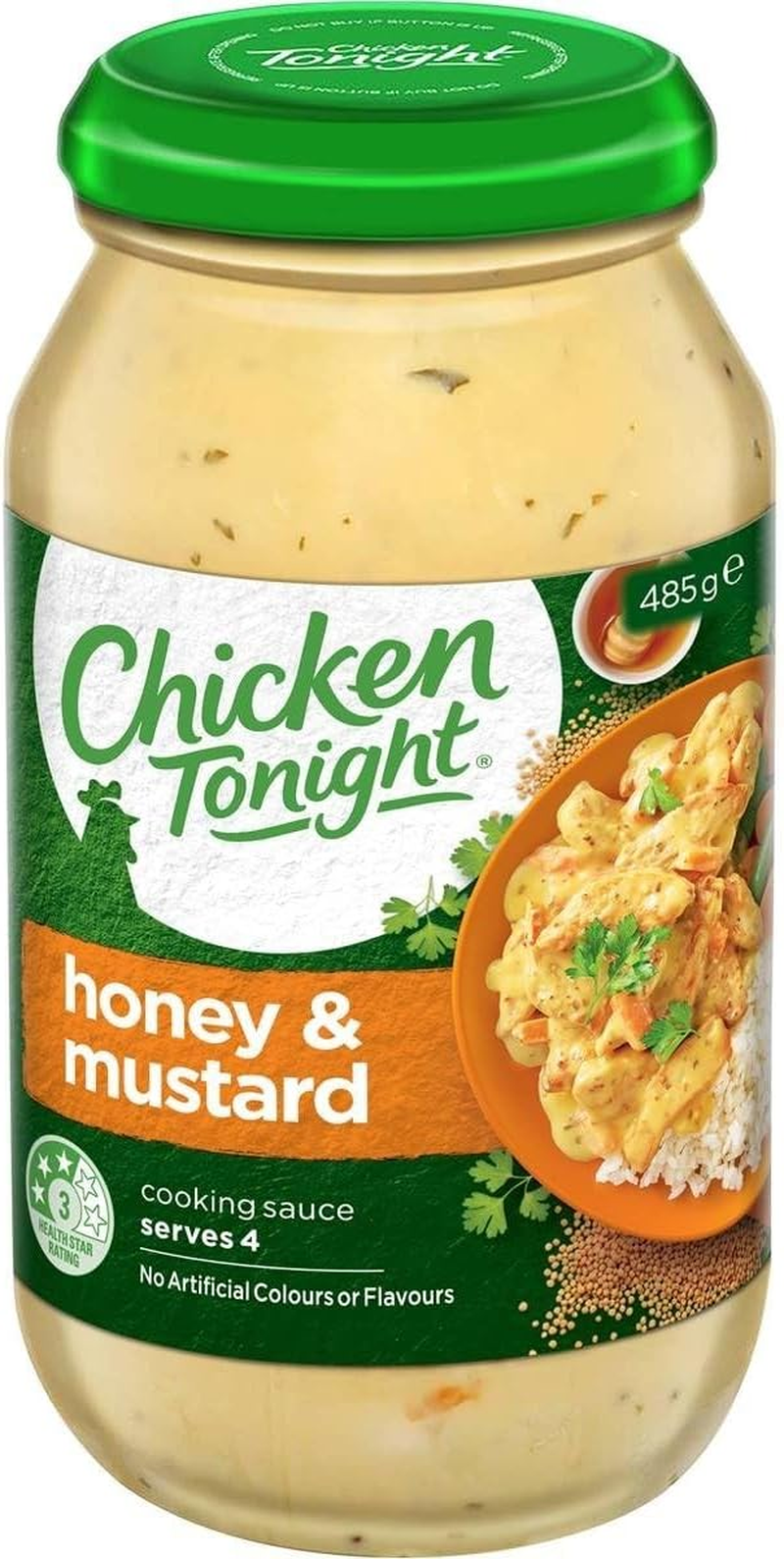 Chicken Tonight Honey and Mustard Cooking Sauce 485 G image number 3