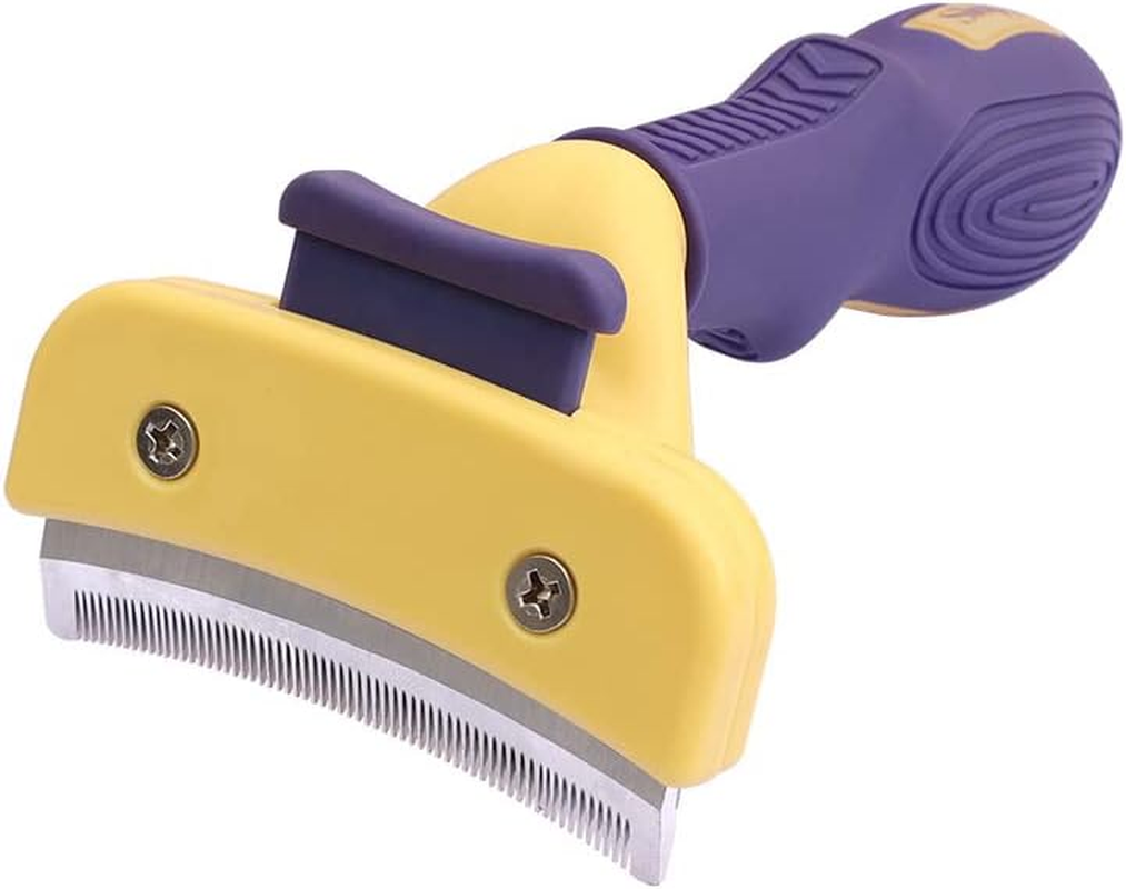 Pet Grooming Comb for Cats and Dogs - 2-In-1 Dematting and Deshedding Brush with Thinning Blade & Double-Sided Detangling Comb, Safe for All Coat Types image number 2