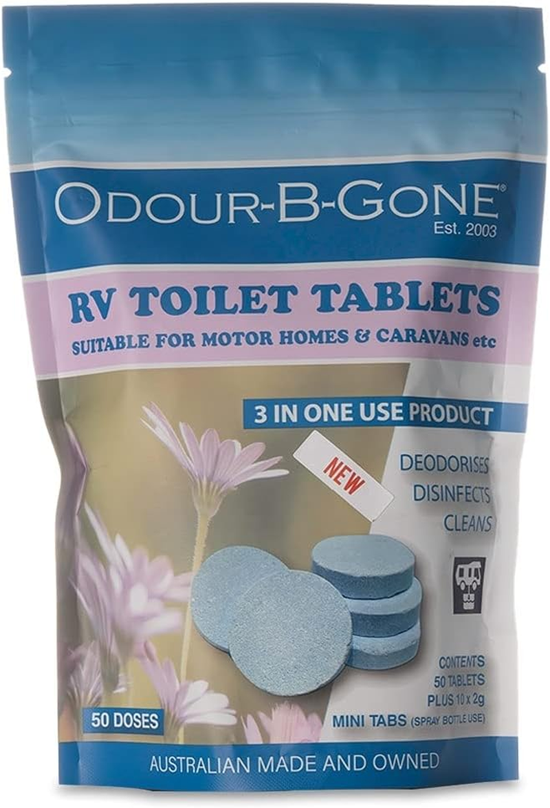 Plus RV Toilet Tablets Blue 8G 50 Pk