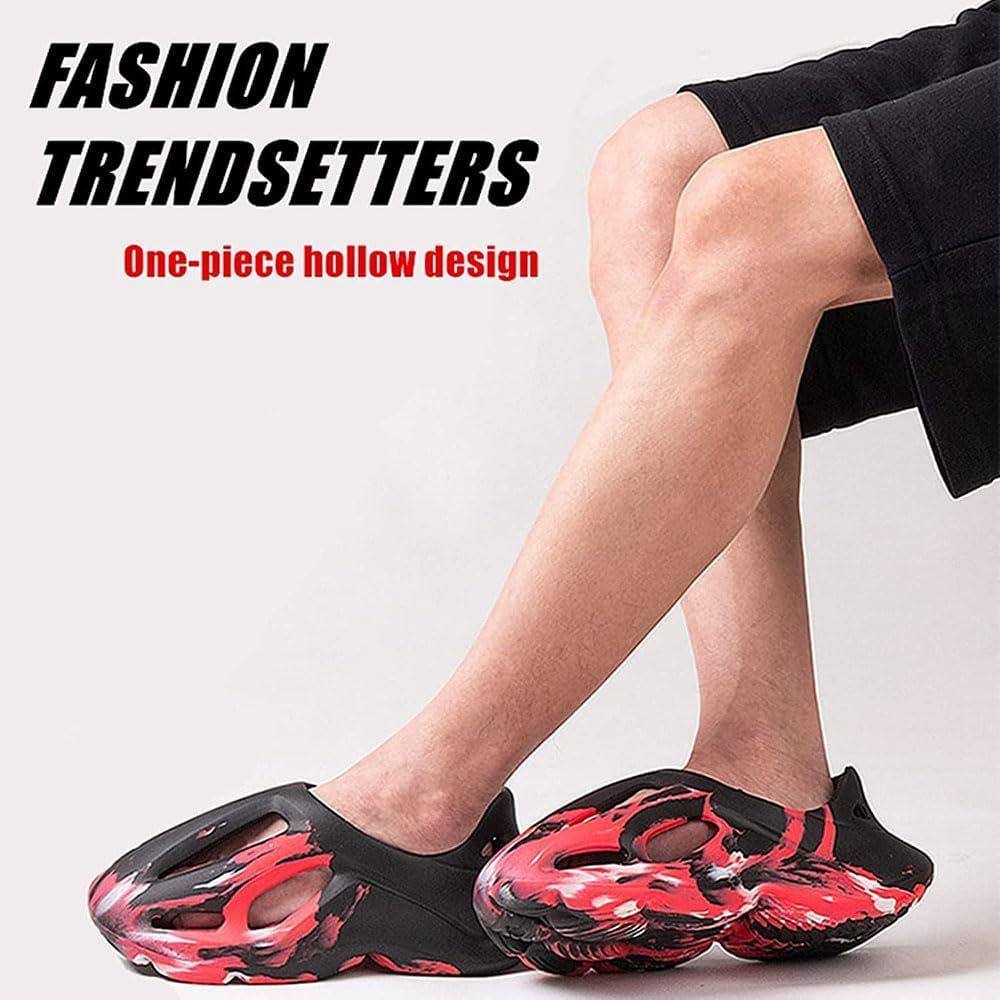 LOSD Foam Runner Shoes, Cloud Slides, Anti-Slip Quick-Drying Fashion Beach Shoes image number 4