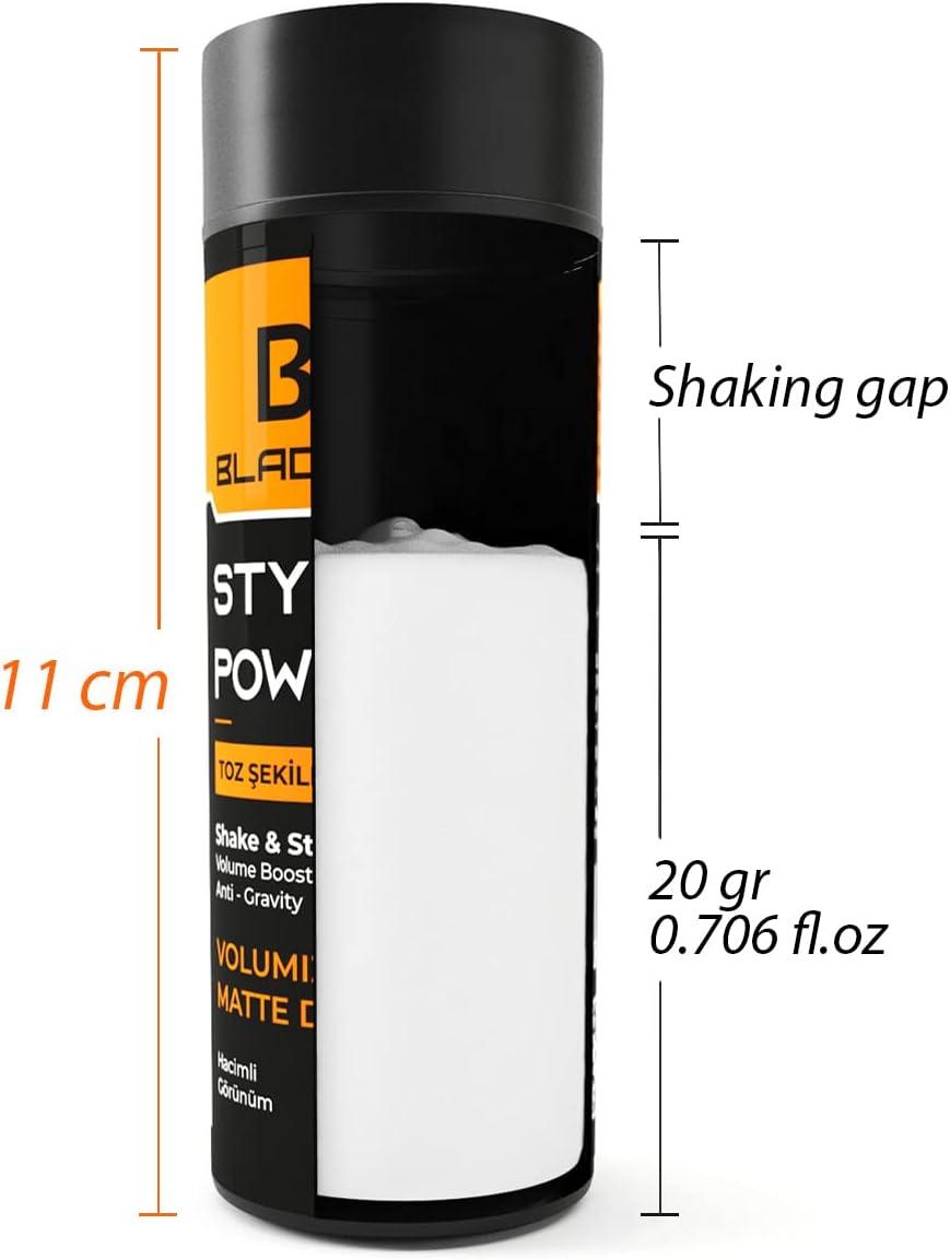 Black Red&reg; Hair Texturising Styling Powder, 20 Gr: Get Invisible Texture and Volume for a Natural Matte Look image number 2