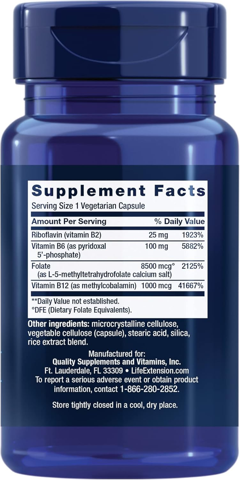 Life Extension Homocysteine Resist, 60 Vegetarian Capsules image number 1