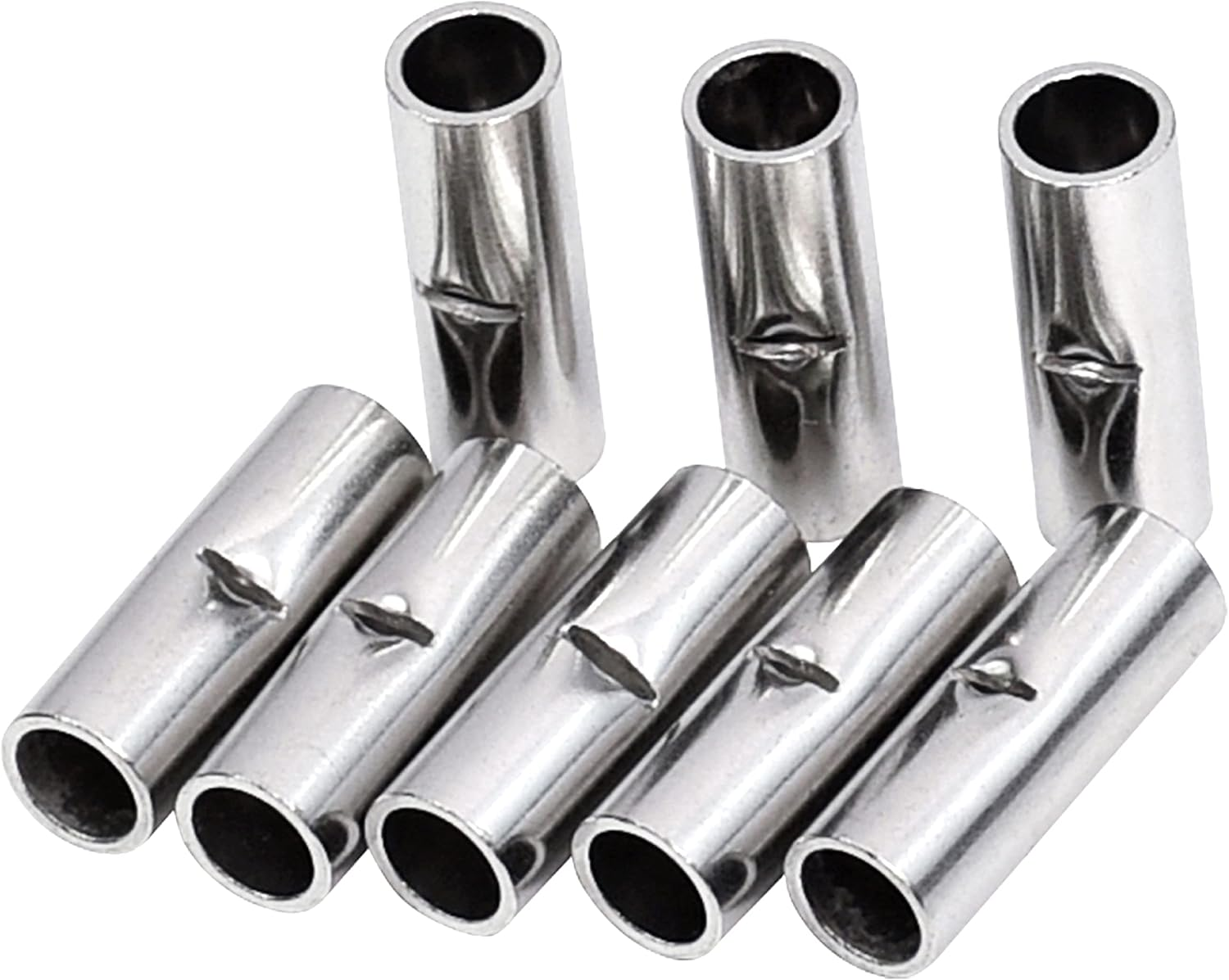 Conext Link BCU-Y50 Series Uninsulated Butt Connector 12-10 Gauge 50 Pack