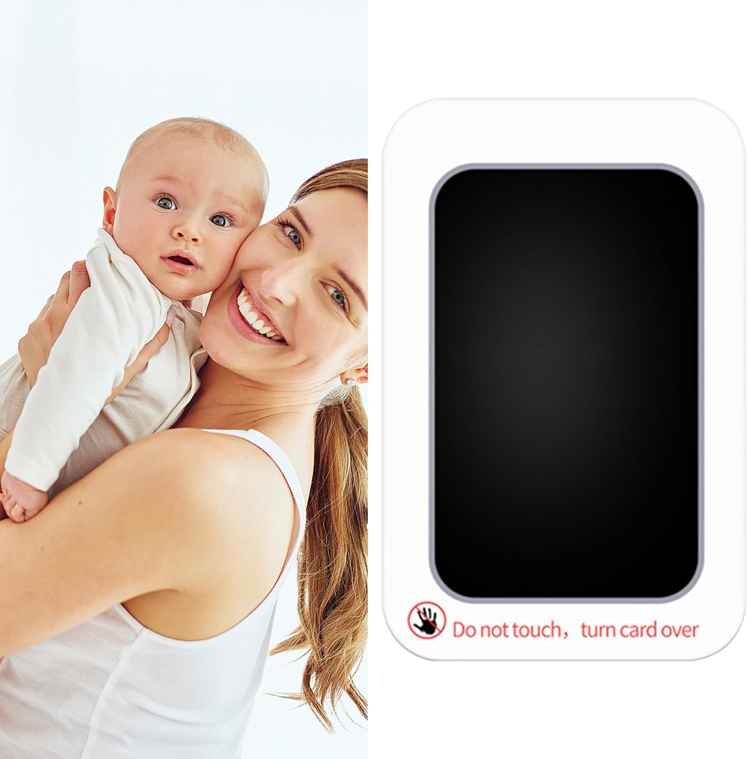 Baby Inkless Hand and Footprint Kit - Toodler Inkless Hand and Footprint Kit | User-Friendly Foot Printing Set with Clean-Touch for Cards Keepsake Frame Photo Frames image number 5