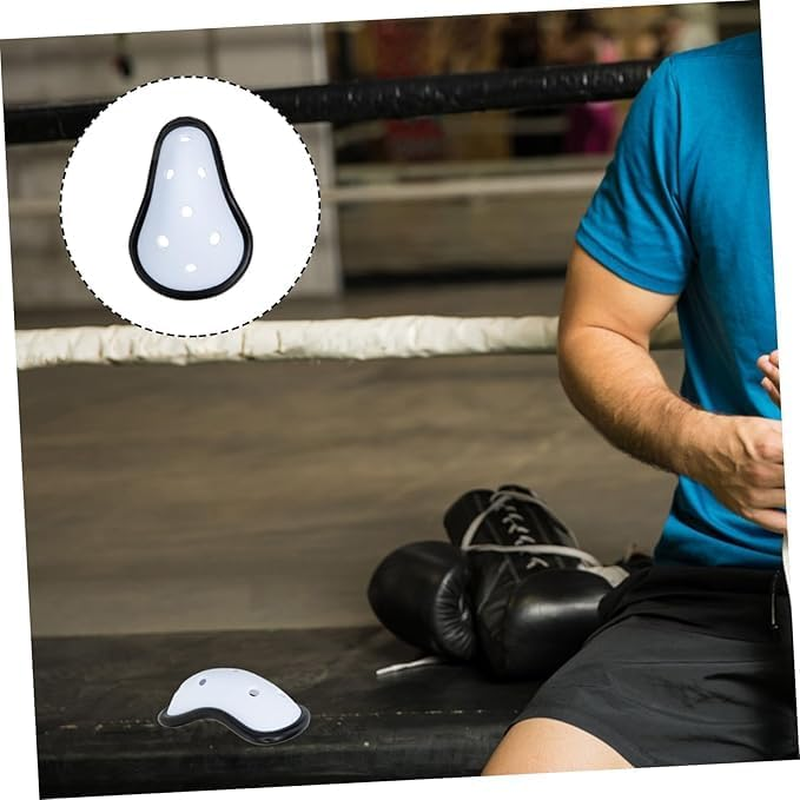 2Pcs Boxing Crotch Protector Kids Baseballs Boys Sports Cup Kids Athletic Cup Mens Athletic Cup Breathable Soccer Cup Cricket Abdominal Guard Sports Supply Groin Protector Cup Man image number 2