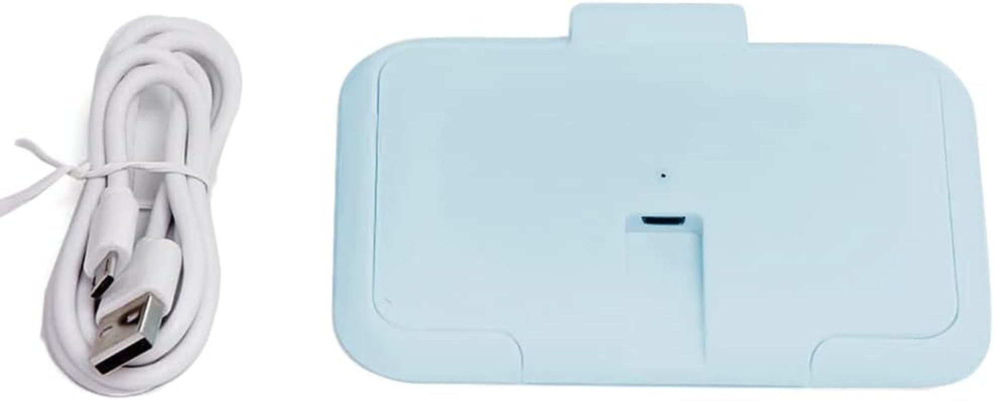 Baby Wipe Warmer Portable Baby Wet Wipes Warmer Heater USB Powered Perfect for Traveling Blue image number 6