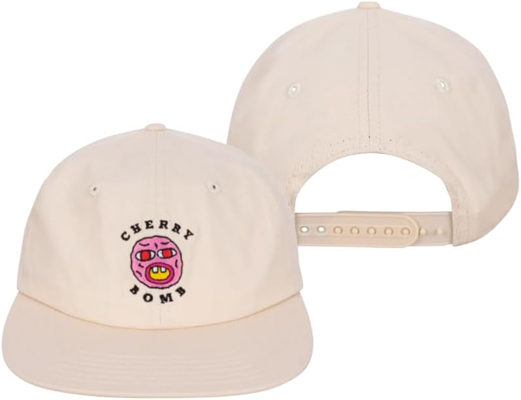 Tyler, the Creator Cherry Bomb Hat, Cream, One Size image number 2