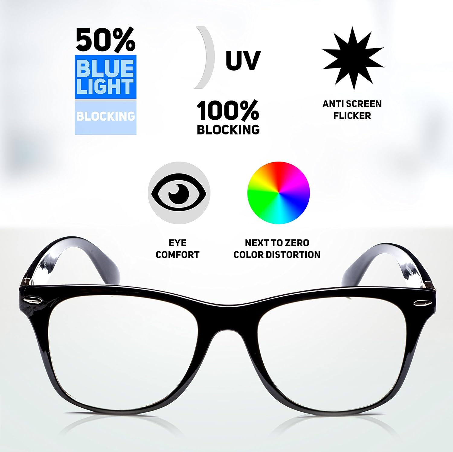 Prospek Blue Light Blocking Computer Glasses for Women and Men image number 2