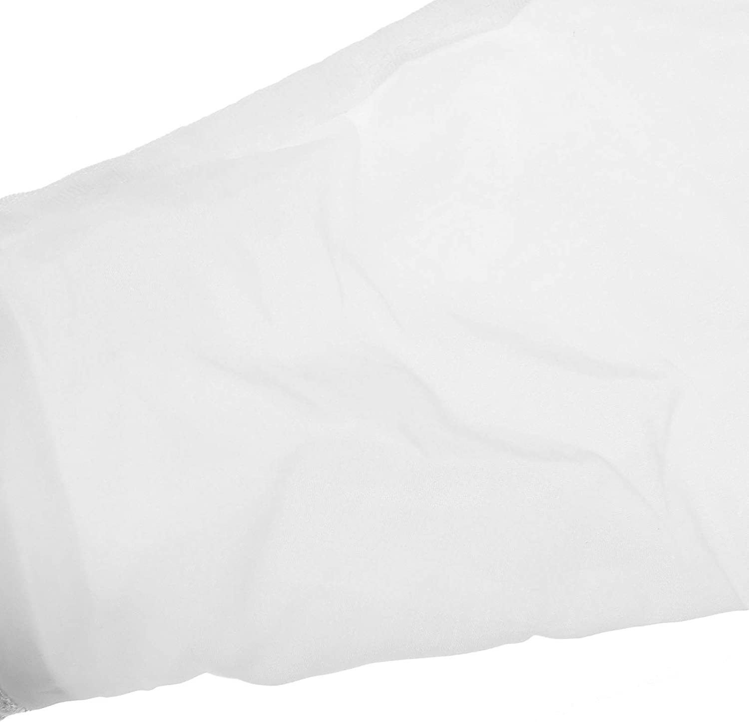 Emsea 9" Fish Tank Filter Mesh Bag Easy Light Weight Aquarium Filter Socks White