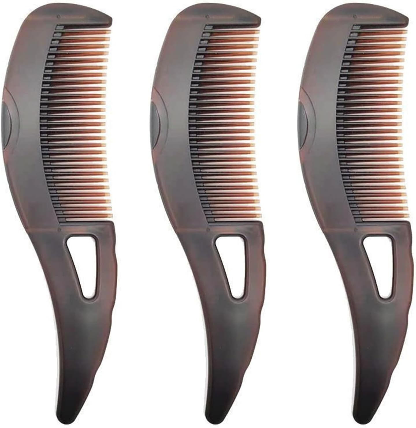 Dandruff Comb,Energy Comb Allows for the Effective Removal of Dandruff and Lice,Hollow Tooth Comb for Better Hair Quality for Women Men image number 3