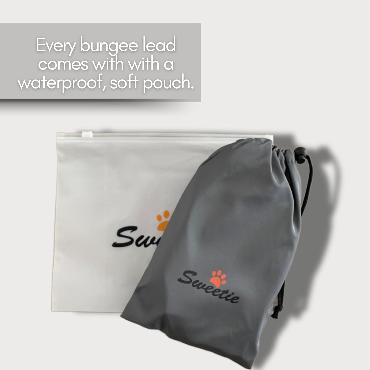 Sweetie Bungee Dog Lead Shock Absorbing Leash, M, Black, 131 G image number 6