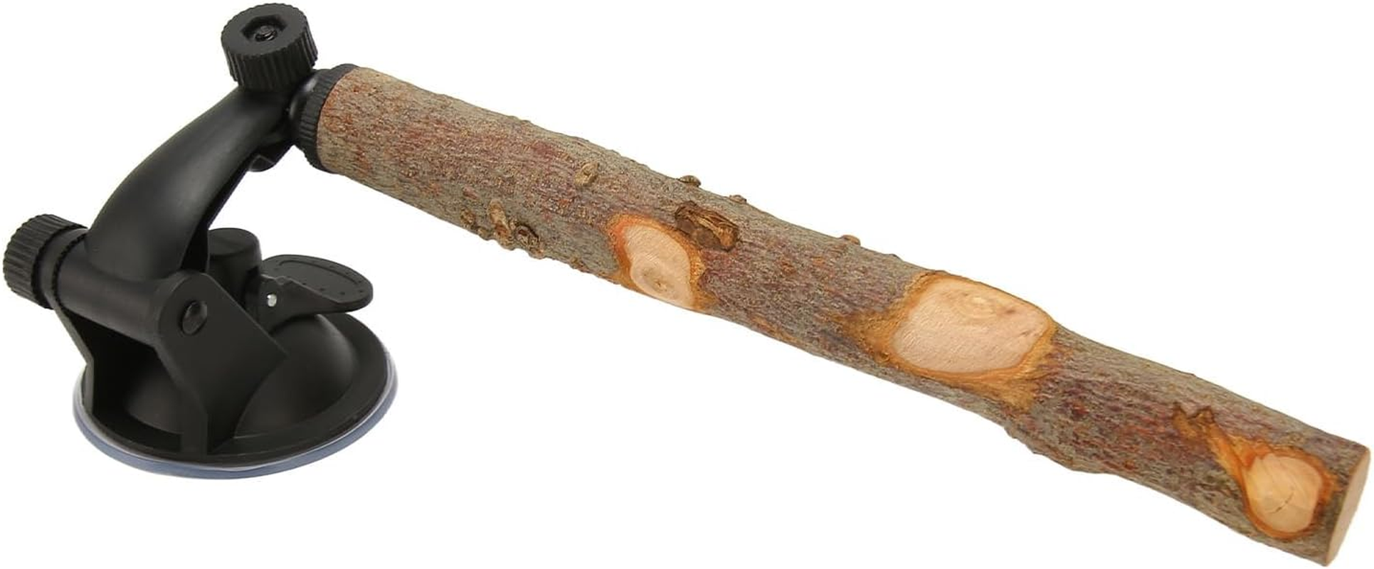 Bird Standing Stick, Sturdy Wood Bird Perch Interactive Prevent Slip Safe with Suction Cups for Parakeets (15CM) image number 3