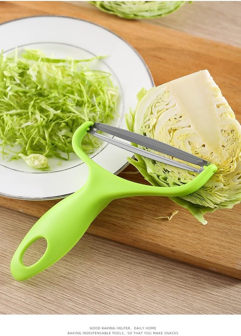 Cabbage Shredder and Vegetable Peeler, Stainless Steel Blades, Effort-Saving & Easy to Clean Kitchen Tool for Shredding, Peeling, and Slicing Vegetables image number 2