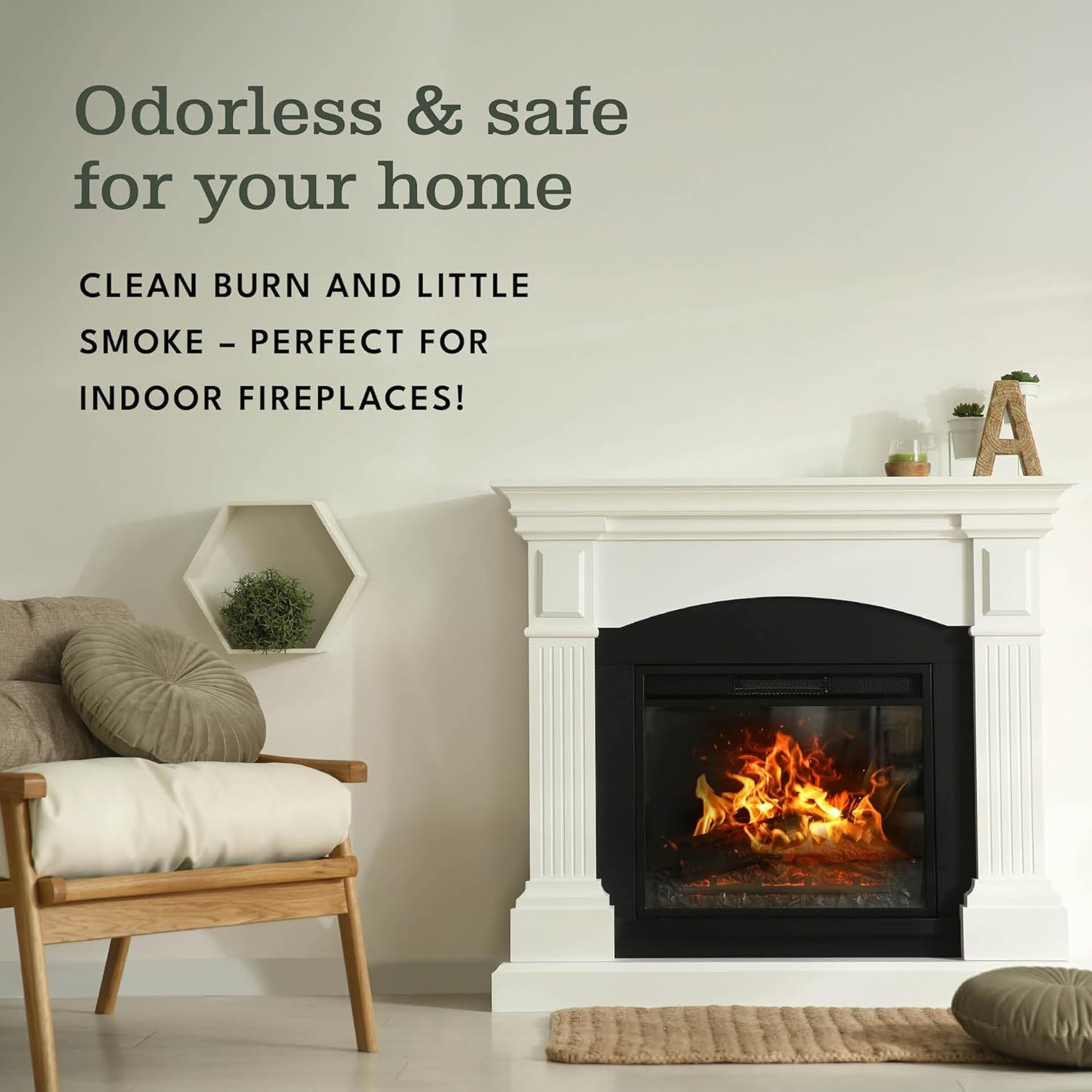 Oak Mini Fire Wood Stick W/Fire Starter Pods for BBQ, Solo Stove, Grill, Pizza Oven, Wood Stove &mdash; USDA Certified Kiln Dried Wood 4-5" Pieces with Drawstring Bag. BBQ Accessories, 6-7 Lbs image number 2