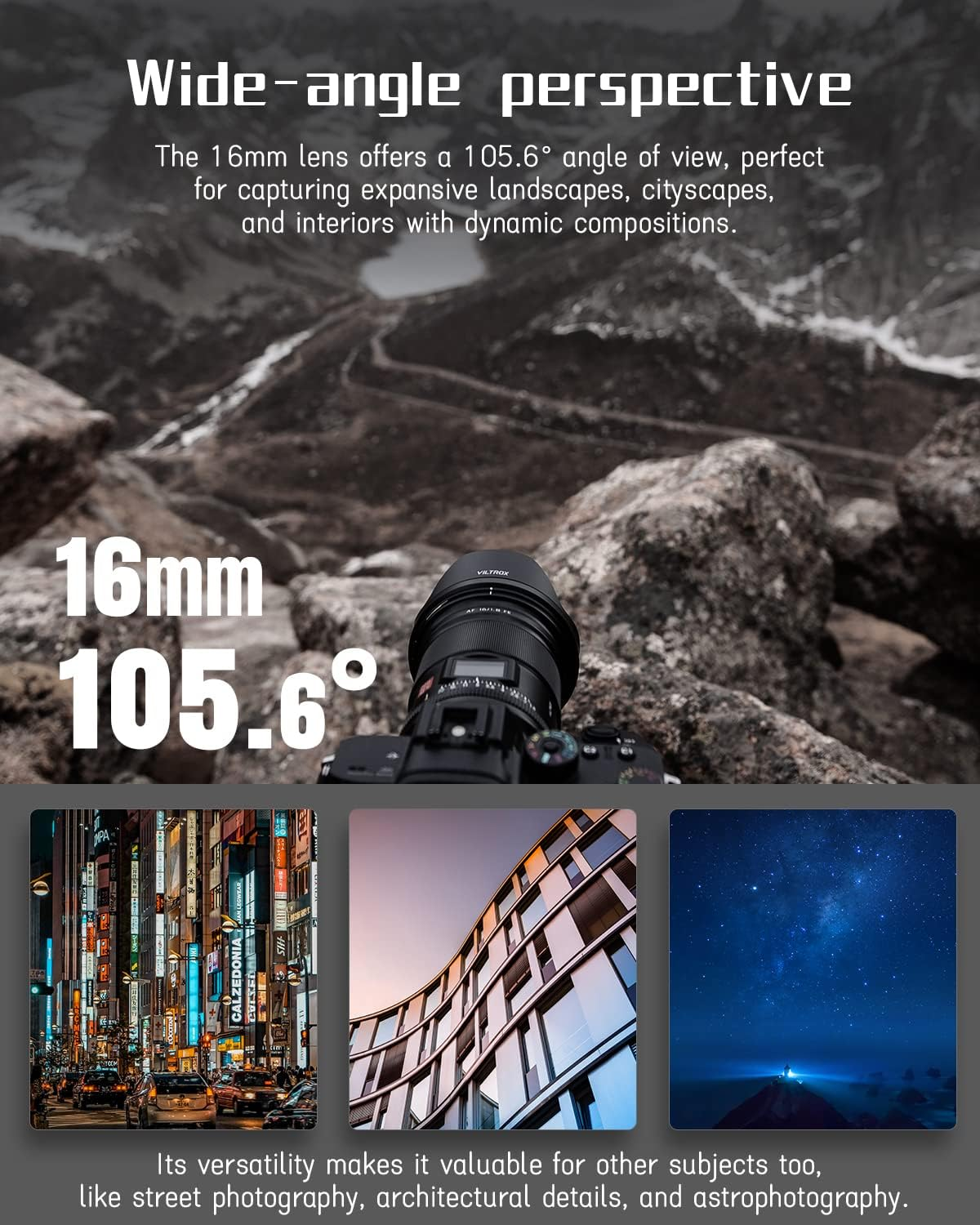 Viltrox 16Mm F1.8 Pro Level Wide Angle Autofocus Lens with LCD Screen, Compatible with Full-Frame Sony E-Mount Mirrorless Cameras Alpha A7 A7Ii A7Iii A7R A7Rii A7Riii A7Riv A7S A7Sii A9 A7C image number 5
