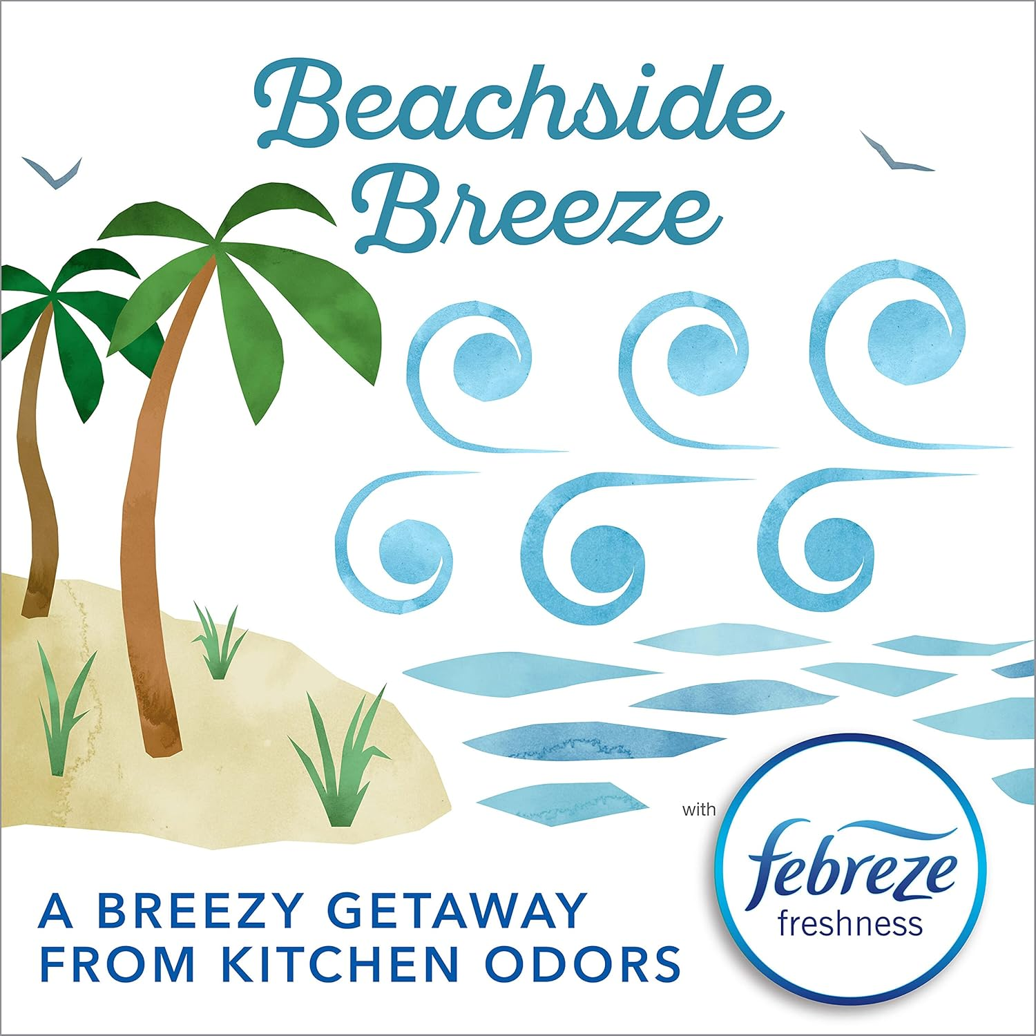 Glad Odorshield Small Drawstring Trash Bags - Febreze Beachside Breeze - 4 Gallon - 80 Count image number 6