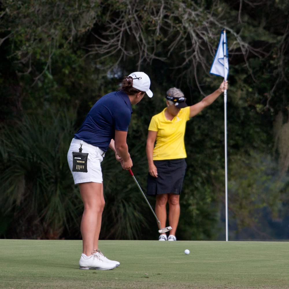 CORECISE Golf Tee Pouch Bag,Zipper Golf Ball Bag,Golf Accessory Pouch,Golf Accessories for Men image number 4