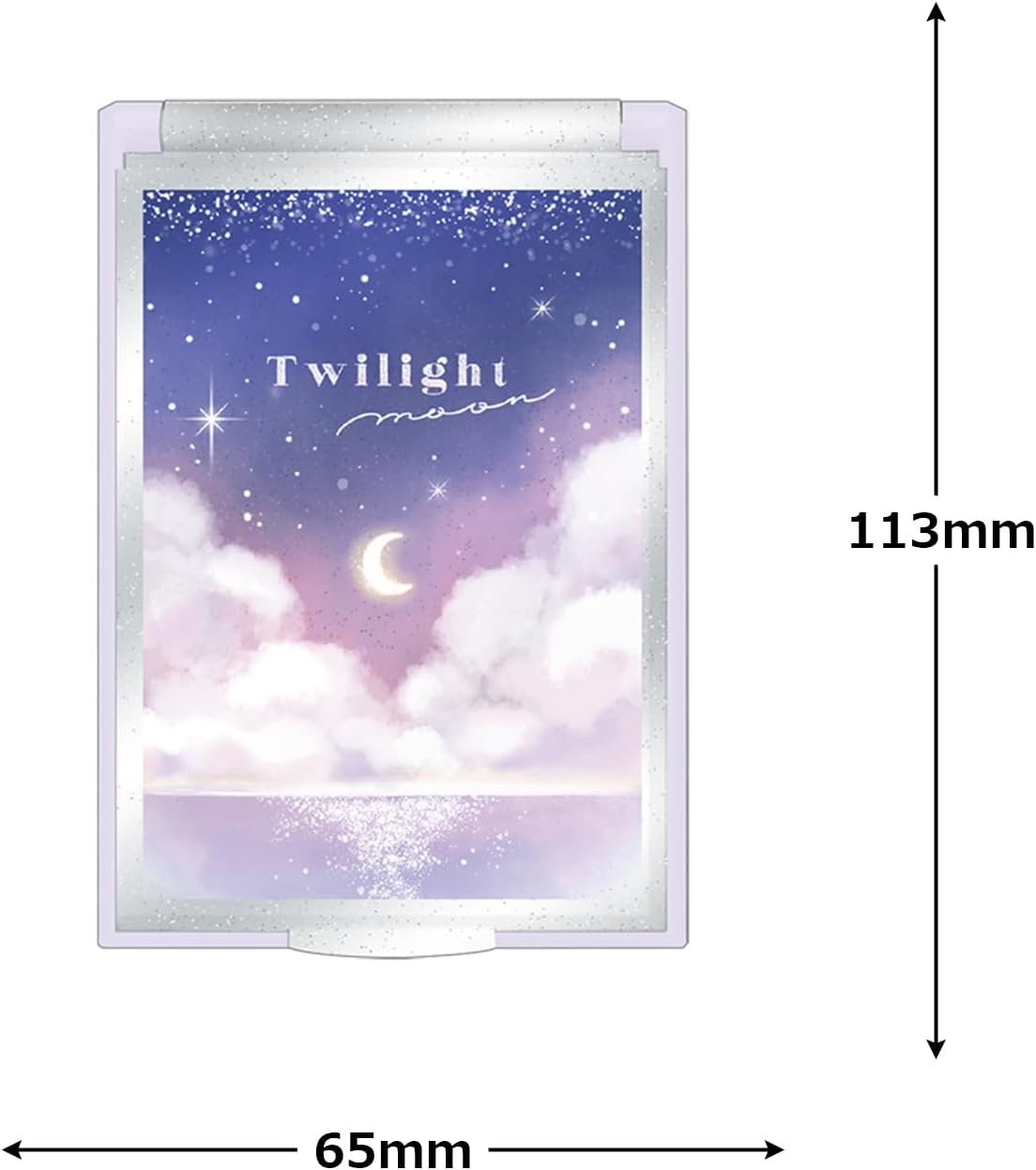 Kamio Japan Mirror Card Mirror S Twilight Moon 226859