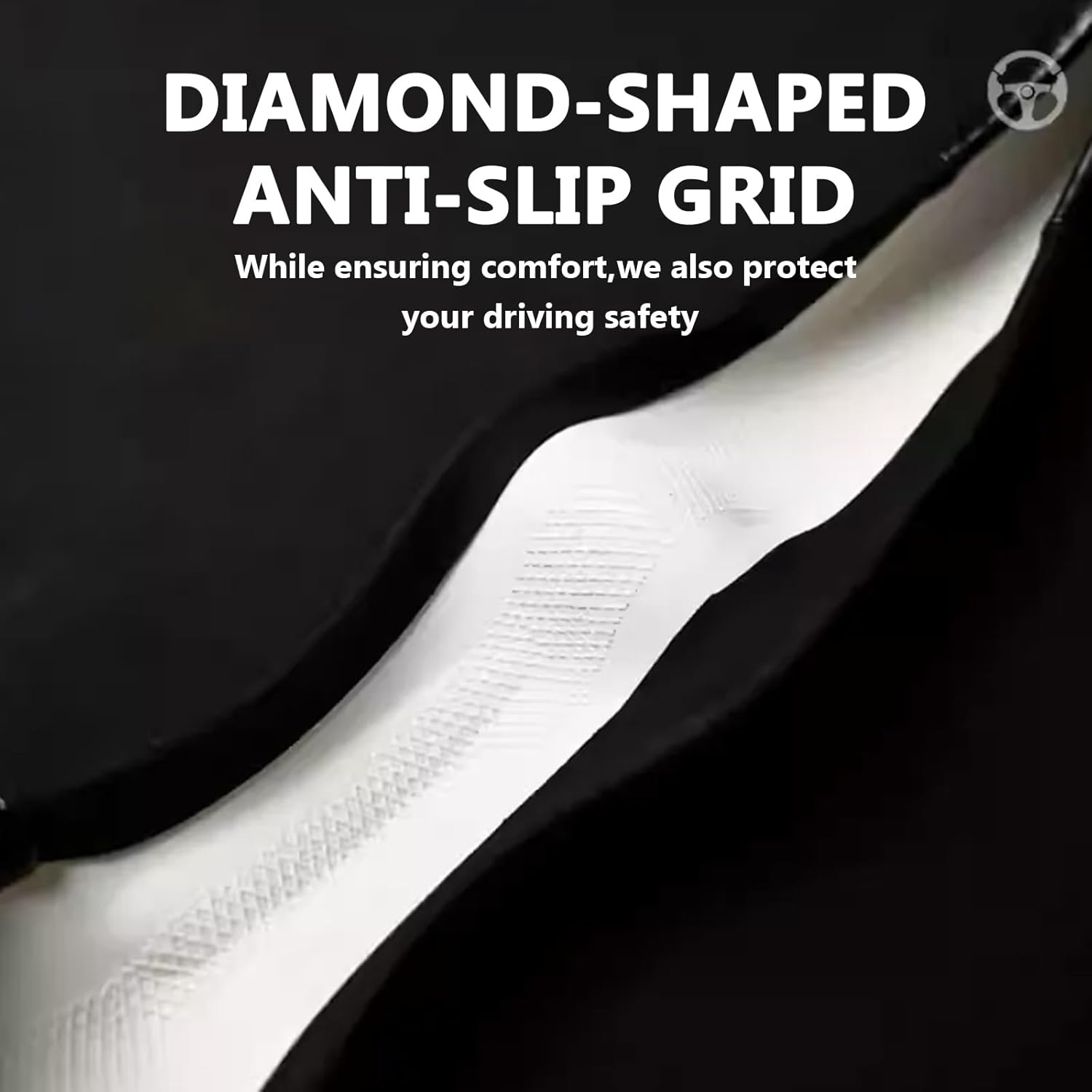 BYD Shark 6 Steering Wheel Cover Custom Fit 100% Precision, Premium Suede Anti-Slip & Wear-Resistant, 8Mm Memory Foam Comfort, 15-Second Quick Install System, Durable Reinforcement image number 6