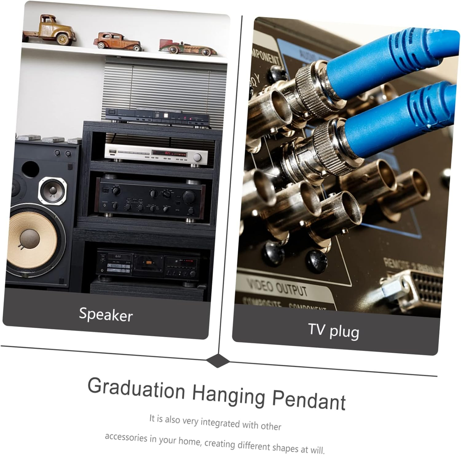 4Pcs Gold Plated Male Audio Connector Metal Speaker Plug Adapter for Home Theater and Professional Audio Systems with Rings