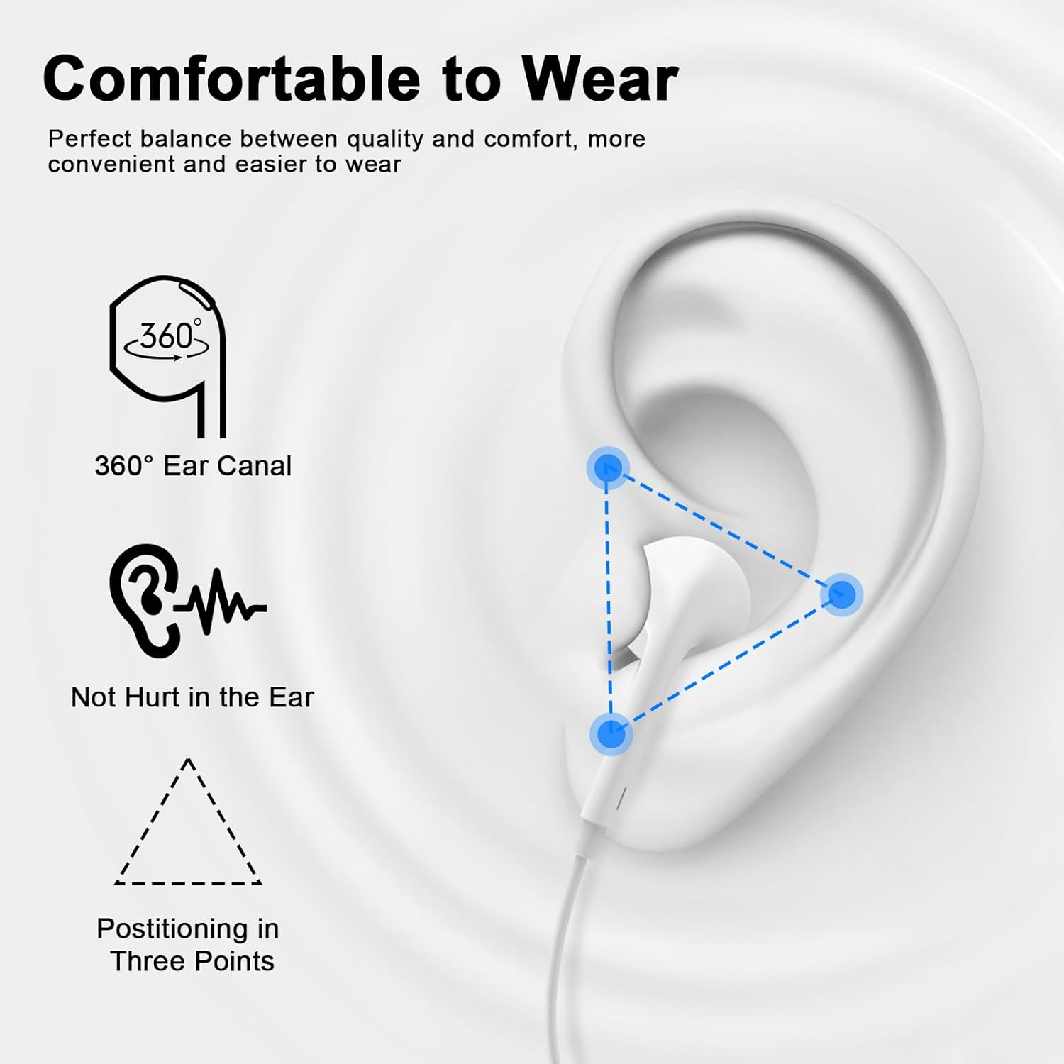 [Apple Mfi Certified] for Iphone Headphones Wired Earbuds/Earphones with Built-In Microphone & Volume Control Hifi Stereo Nosie Reduction Compatible for Iphone 14 13 12 11 Pro Max XS XR X 8 7, 2 Pack image number 6