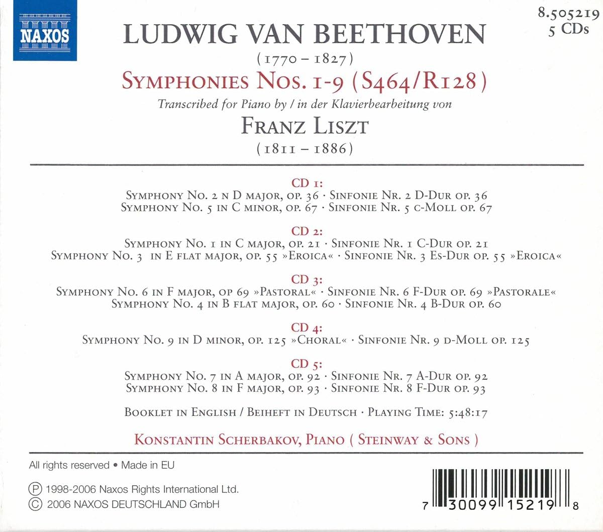 Complete Beethoven Symphony Tr image number 1