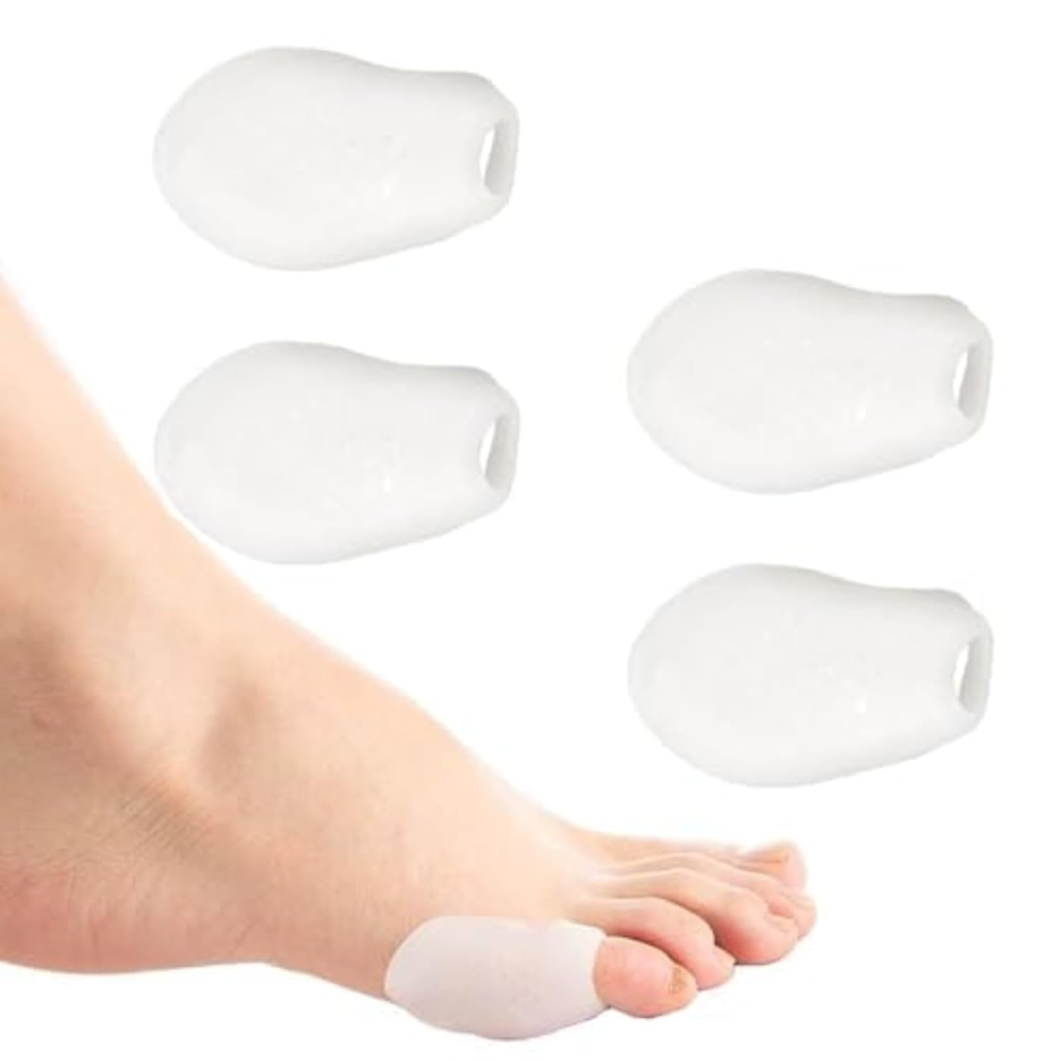 4 Pcs Bunion Corrector Bunion Protector for Relief Pinky Toe Pain Protects the Pinky Toe from Callus Blisters and Corns Unisex, Foot Care image number 3