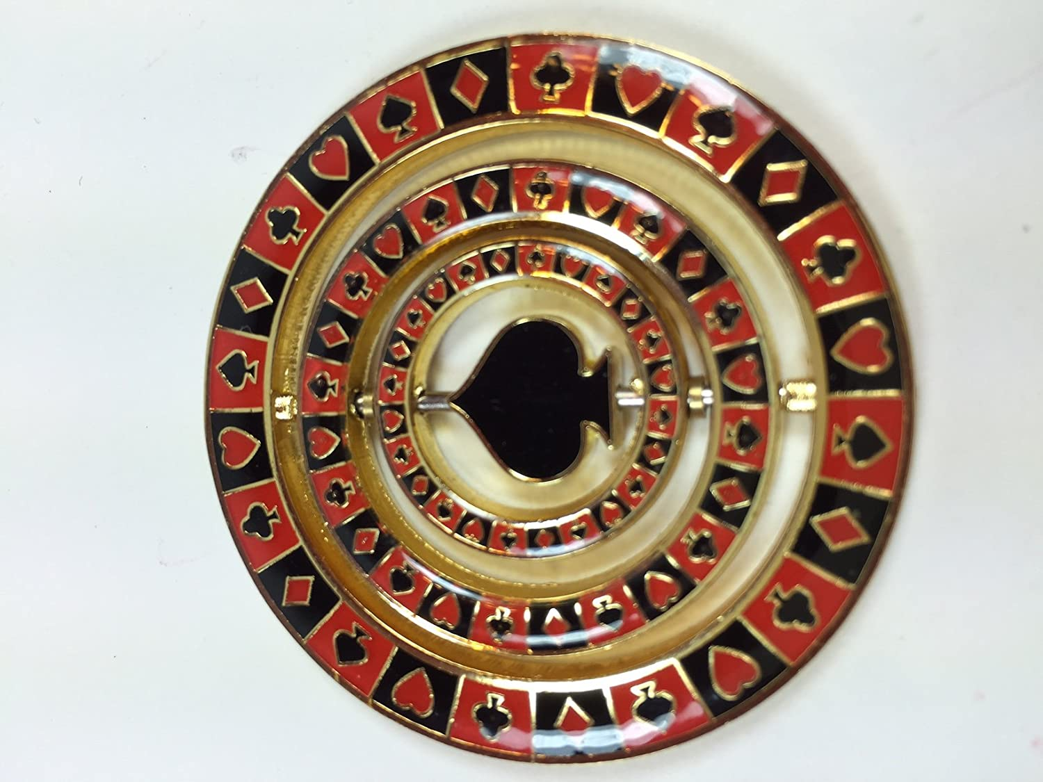 Triple Spinner (With Spade in Center) Poker Weight