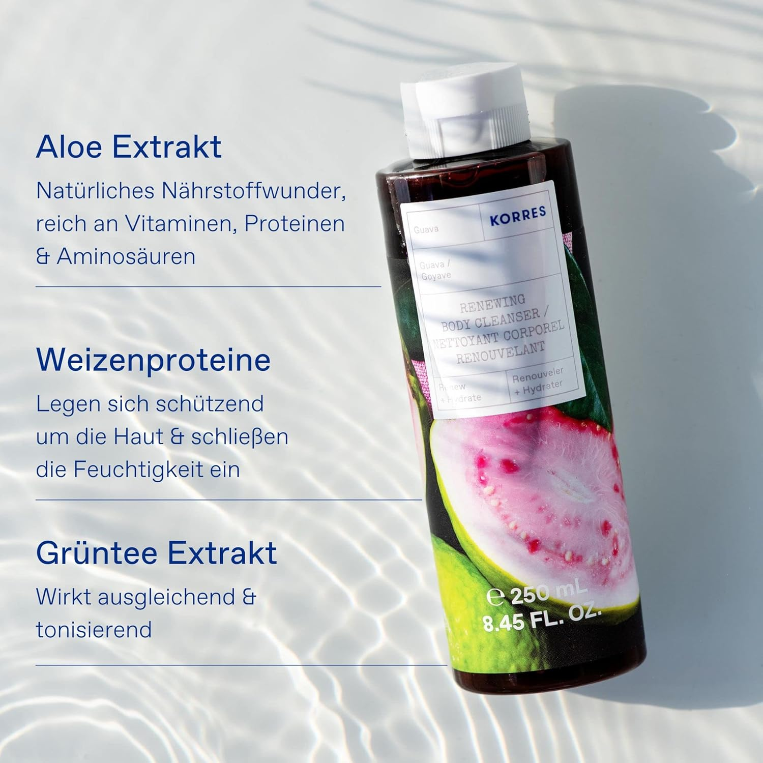 Korres White Blossom Renewing Body Cleanser image number 1