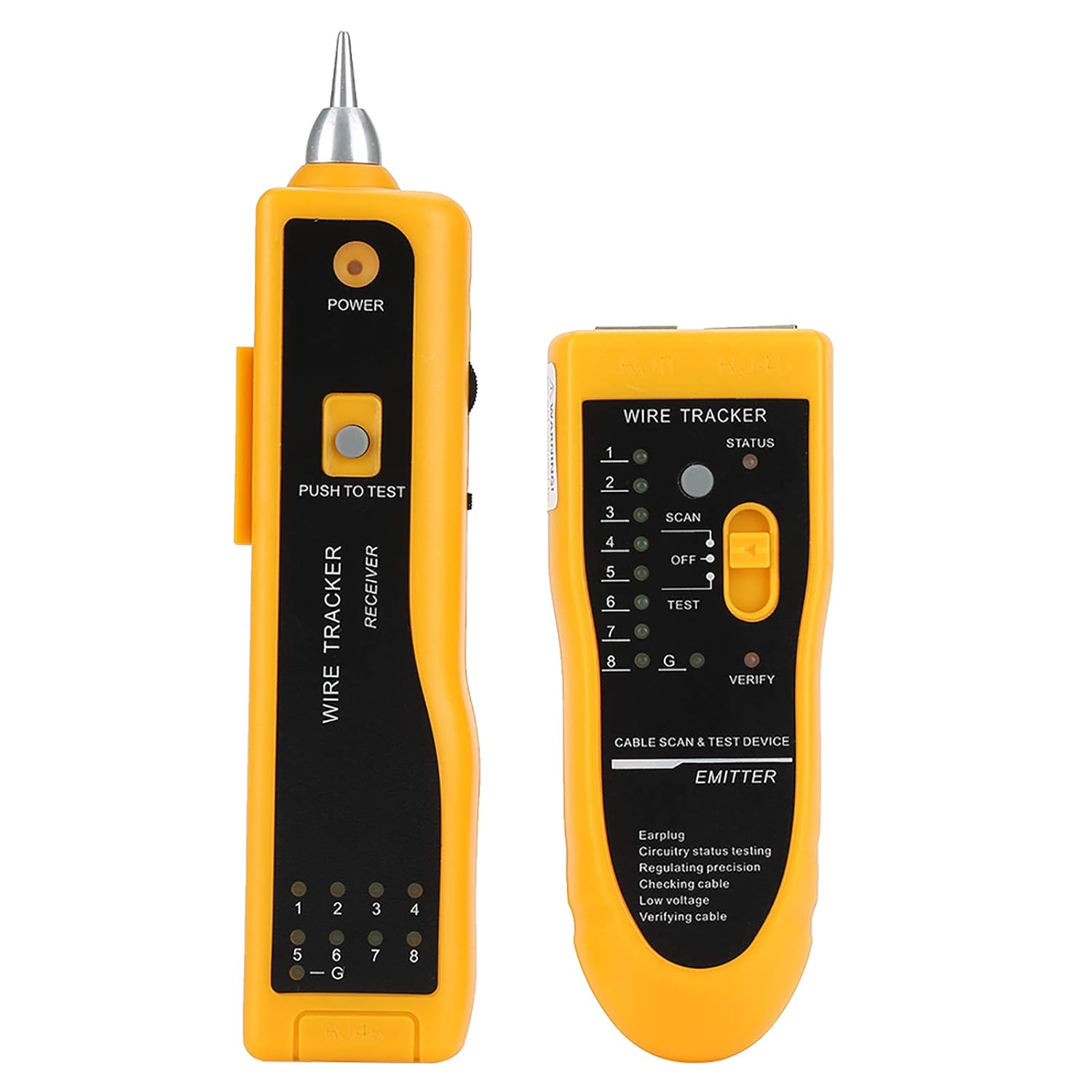 Handheld Cable Tracker, Cable Tracker, Tone Diagnostic Tool for Cable Interleaving Telephone Line Test image number 5