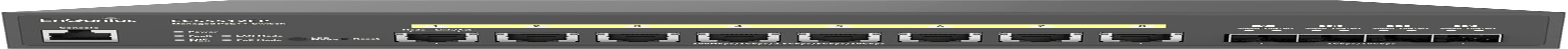 Engenius Managed Switch 24-Port Gigabit Poe+ Switch, 4X 10G SFP+ Uplinks, 240W Poe Budget, Layer 2+, Cloud Managed, Long-Range, Rackmount Network Switch for IP Cameras, Voip, NVR, CCTV - ECS1528P