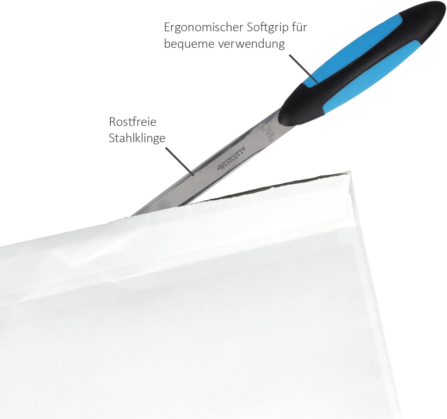 Westcott Letter Opener with Soft Grip Handle image number 3