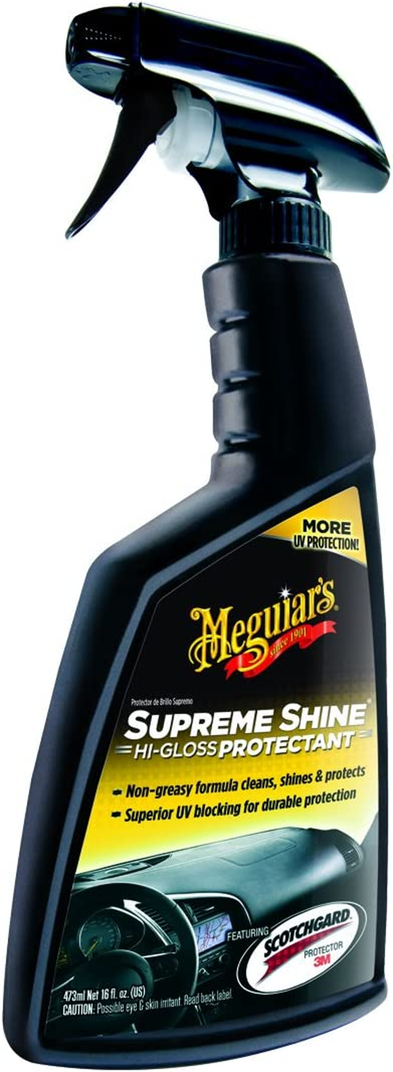 Meguiar'S G4016EU Supreme Shine Hi-Gloss Interior Dash & Trim Protectant 473Ml. Superior UV Protection image number 4