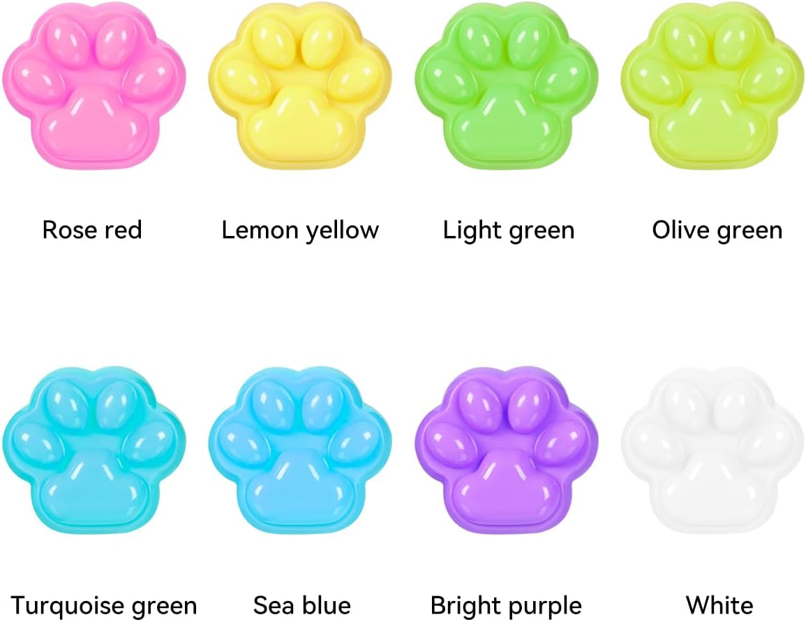 Colored UV Resin,Solid Colors 8 Colos,Odorless & Quick Ultraviolet Curing UV Resin for Small Craft,Jewelry Making,Diy Making, (50G Each)