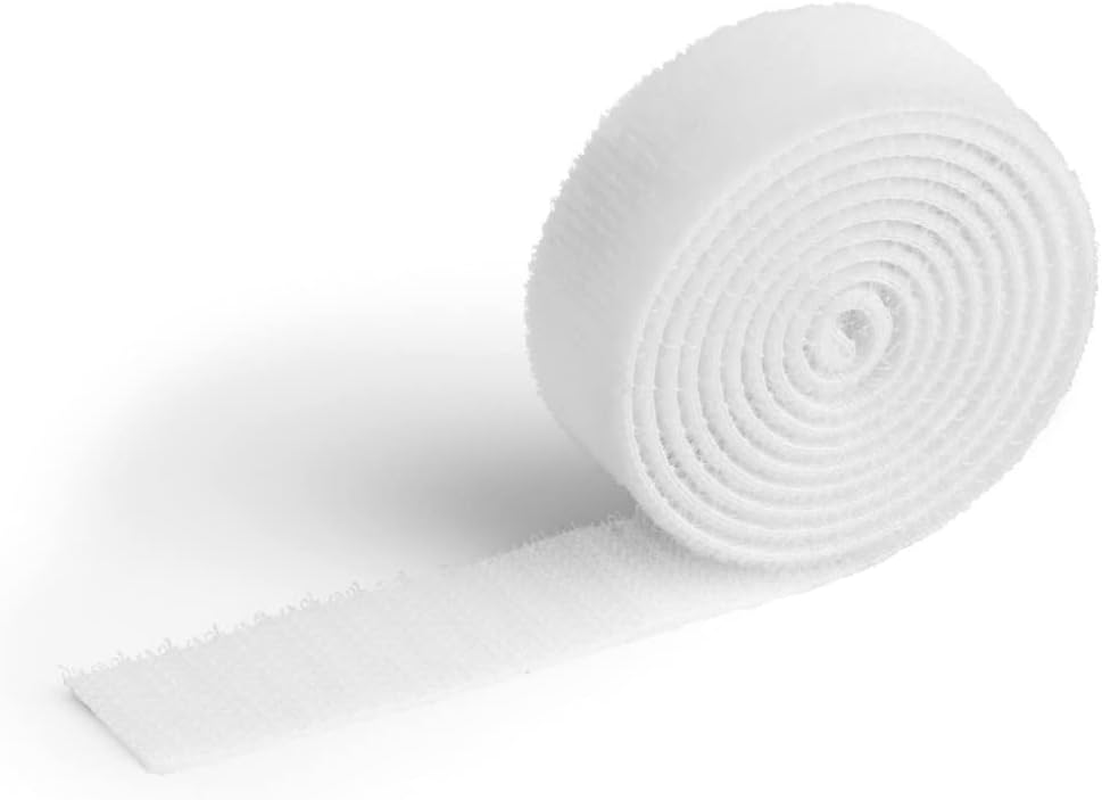 Durable 503101 CAVOLINE Grip 10 Black 10Mm Hook & Loop Cut to Size Cable Management Tie, Reusable Cable Tidy Wrap