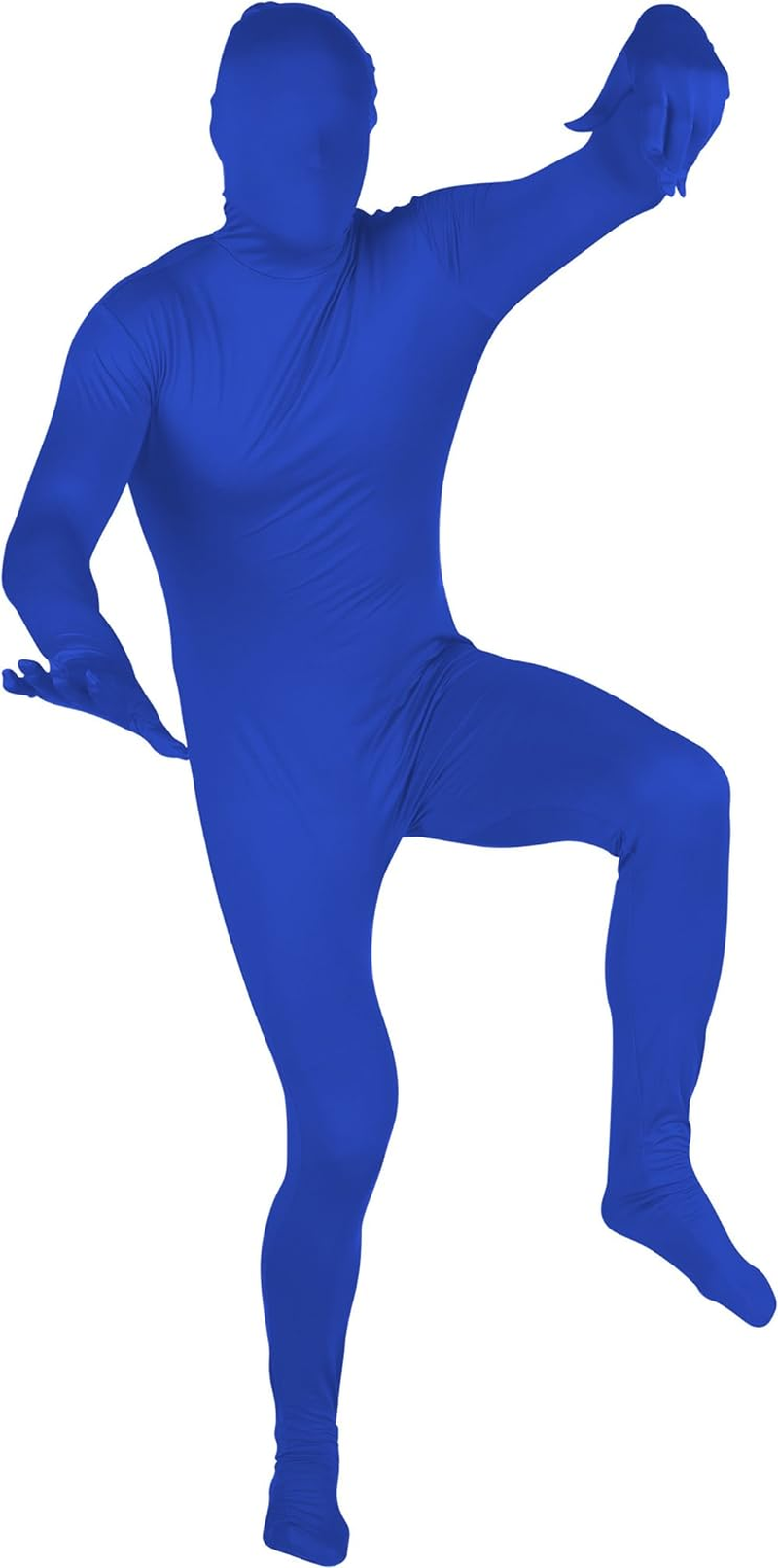 Adult Spandex Second Skin Full Bodysuit Costume by Capital Costumes (Blue)