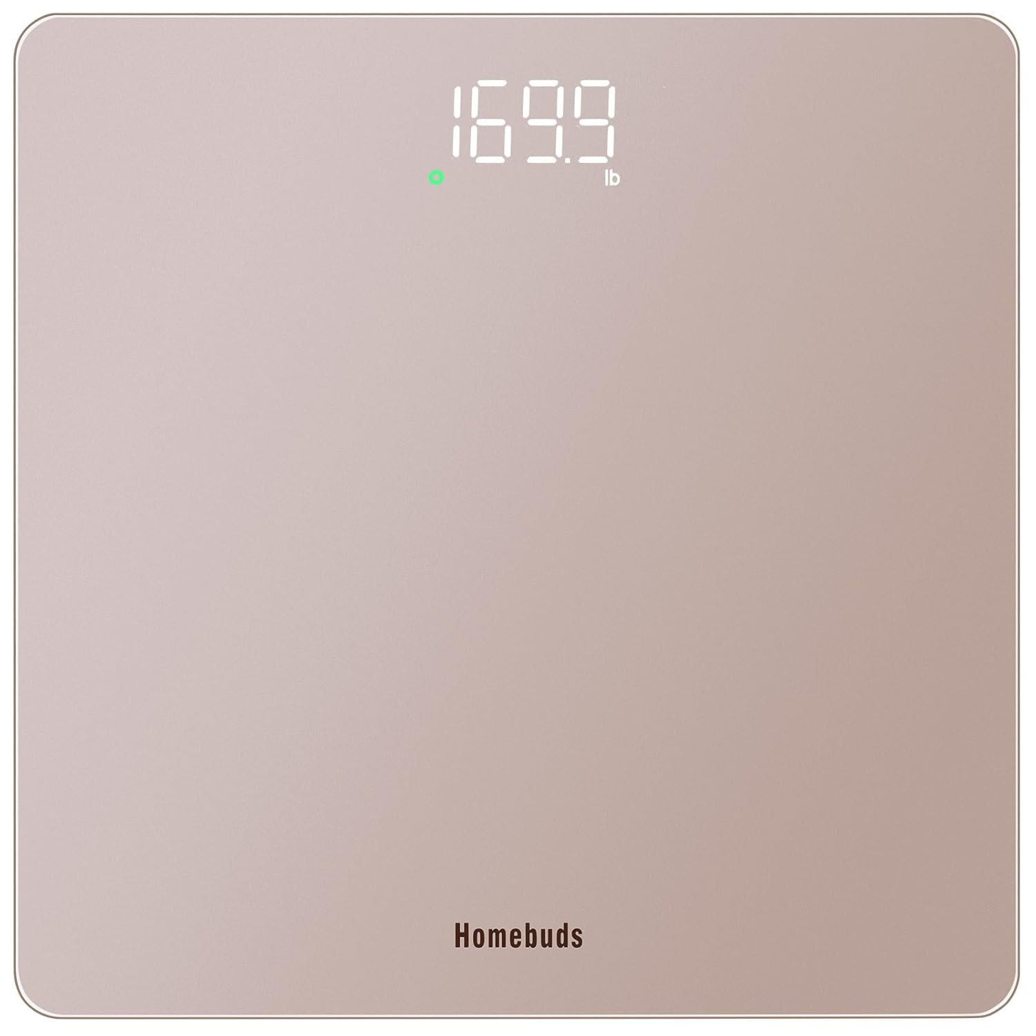 Homebuds Digital Bathroom Scales for Body Weight, High Precision Assured by Weight Scale Professional Factory since 2001, LED Display and Step-On, 3*AAA Batteries Included, 182Kg/400Lb, Rose Gold image number 6