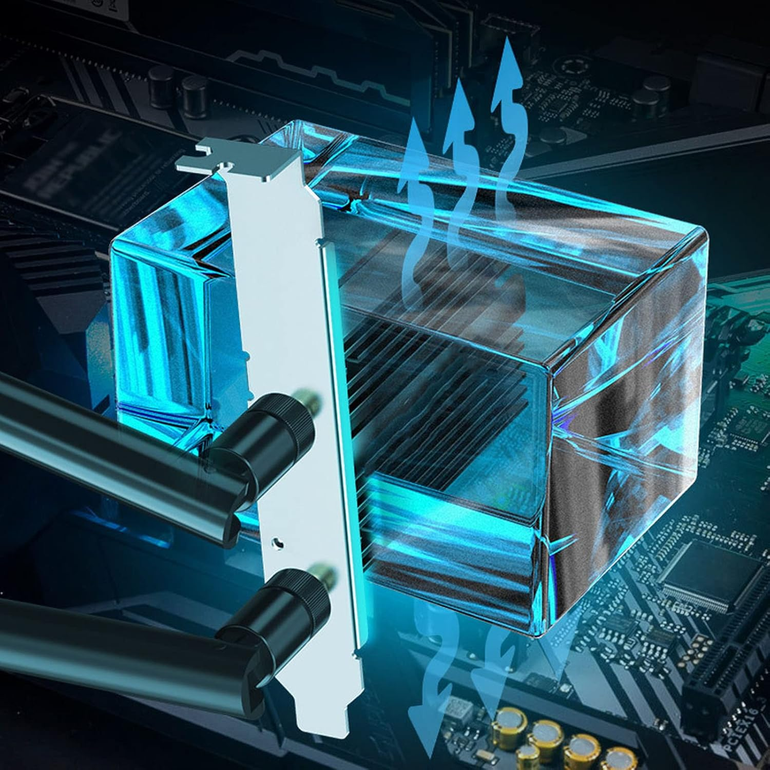 Wifi 6 Pcie Wifi Card for Desktop PC AX210 PRO, Tri Band Wireless Adapter with Bluetooth 5.2, WPA3, IEEE802.11AX Dual Band Wireless Internal Network Card