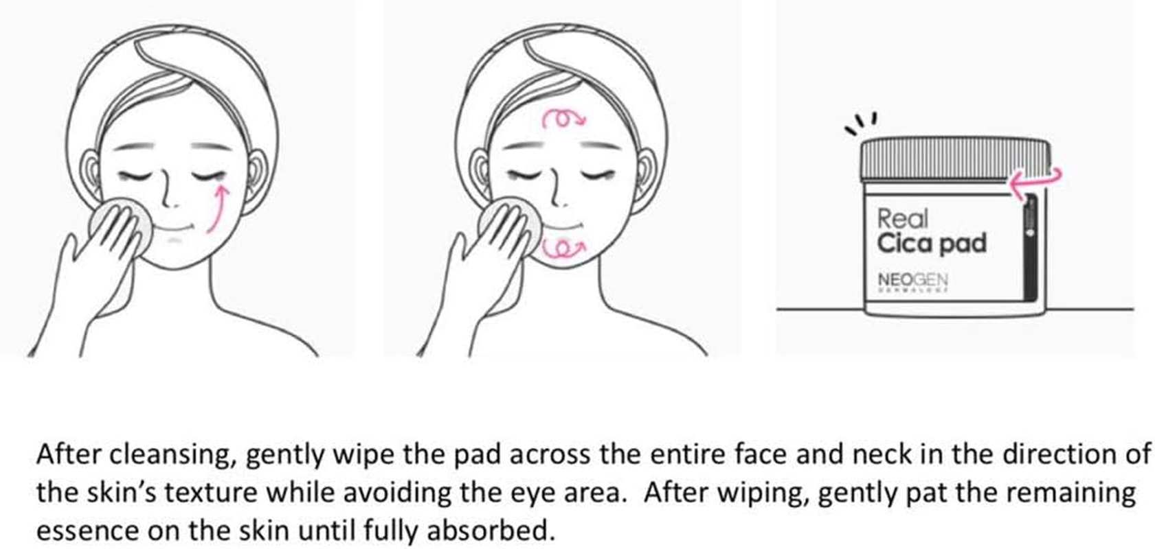 NEOGEN DERMALOGY REAL CICA PAD 5.07 Oz / 150Ml (90 PADS) image number 3