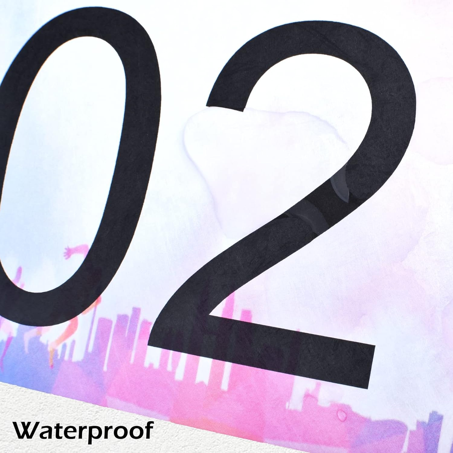 TRIWONDER Tyvek Race Bibs Running Numbers with Safety Pins, Large Numbers 1-500 for Marathon Runners Events Sports Games - 03 Colorful [17 X 10Cm] 1-200 image number 4