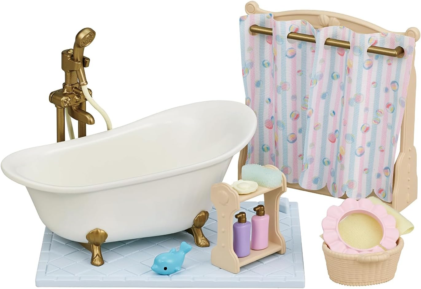 Sylvanian Families - 5739 Bath & Shower Set - Dollhouse Playsets image number 6