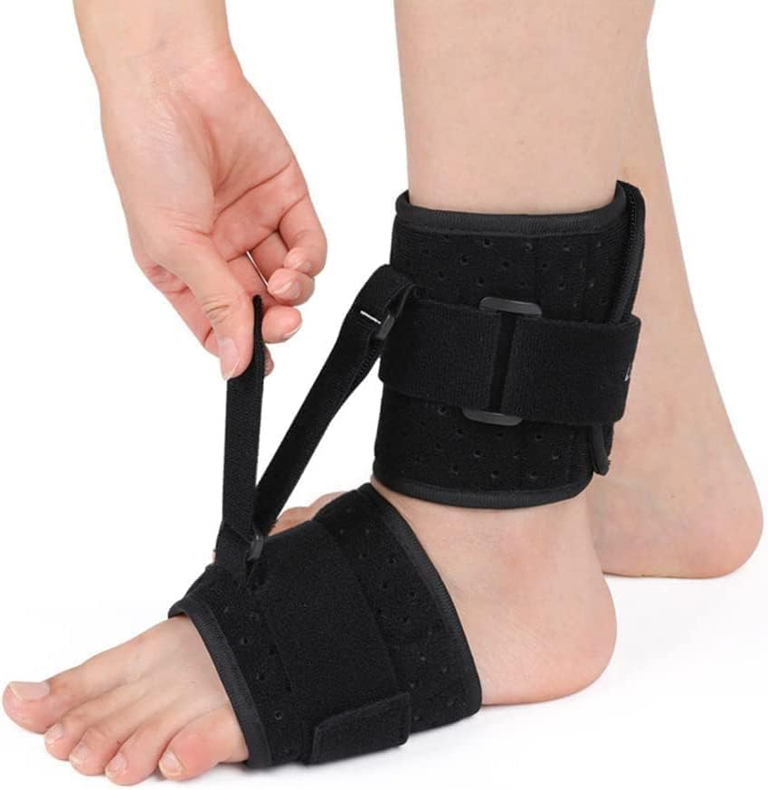 1 Pcs,Adjustable Corrector for Pain Relief, Ankle Foot Support Drop,Brace Orthosis,Plantar Fasciitis Dorsal Night & Day Splint Stabilizer image number 1