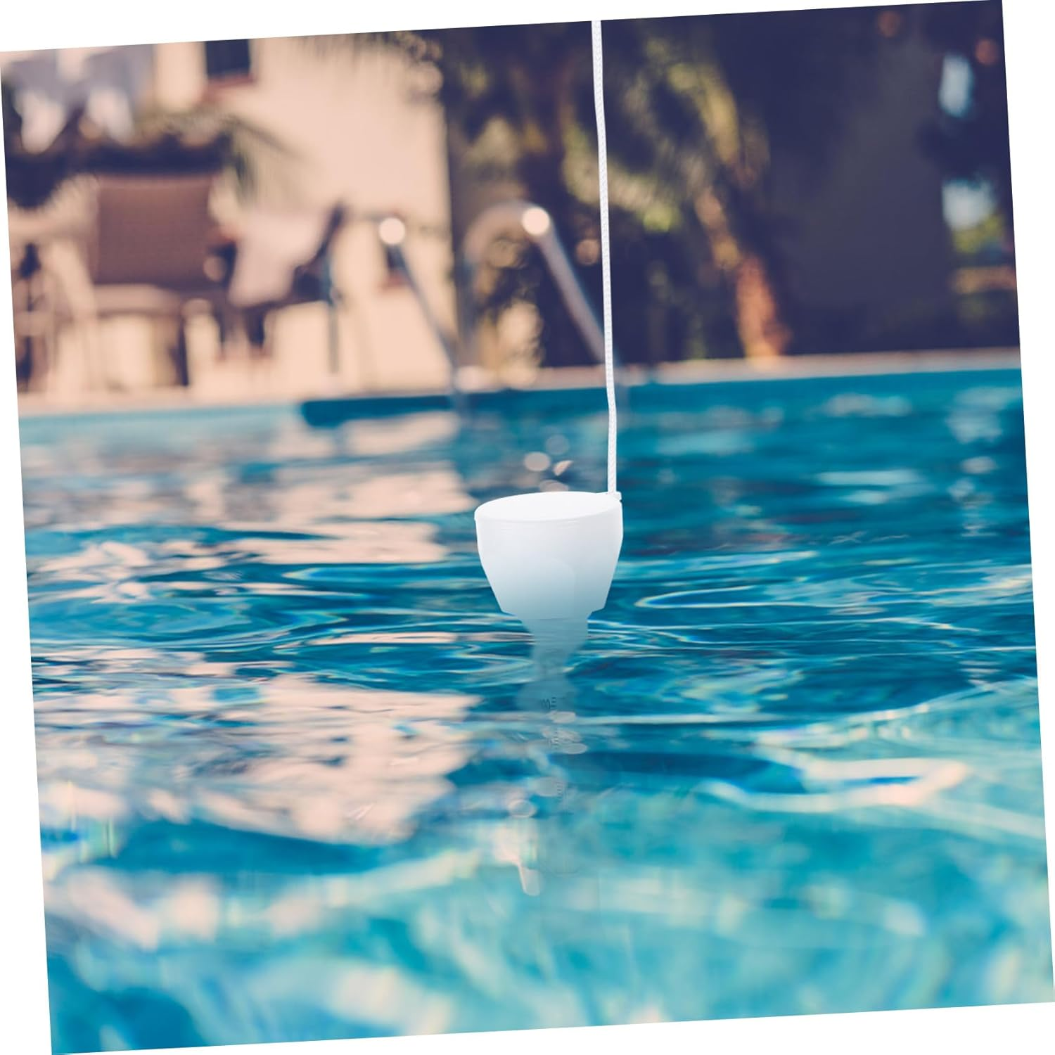 BESPORTBLE Floating Pool Thermometer Dual Display Fahrenheit Celsius Lightweight Accurate Water Temperature Gauge for Swimming Pools Spas Ponds Bath Maintenance Tool