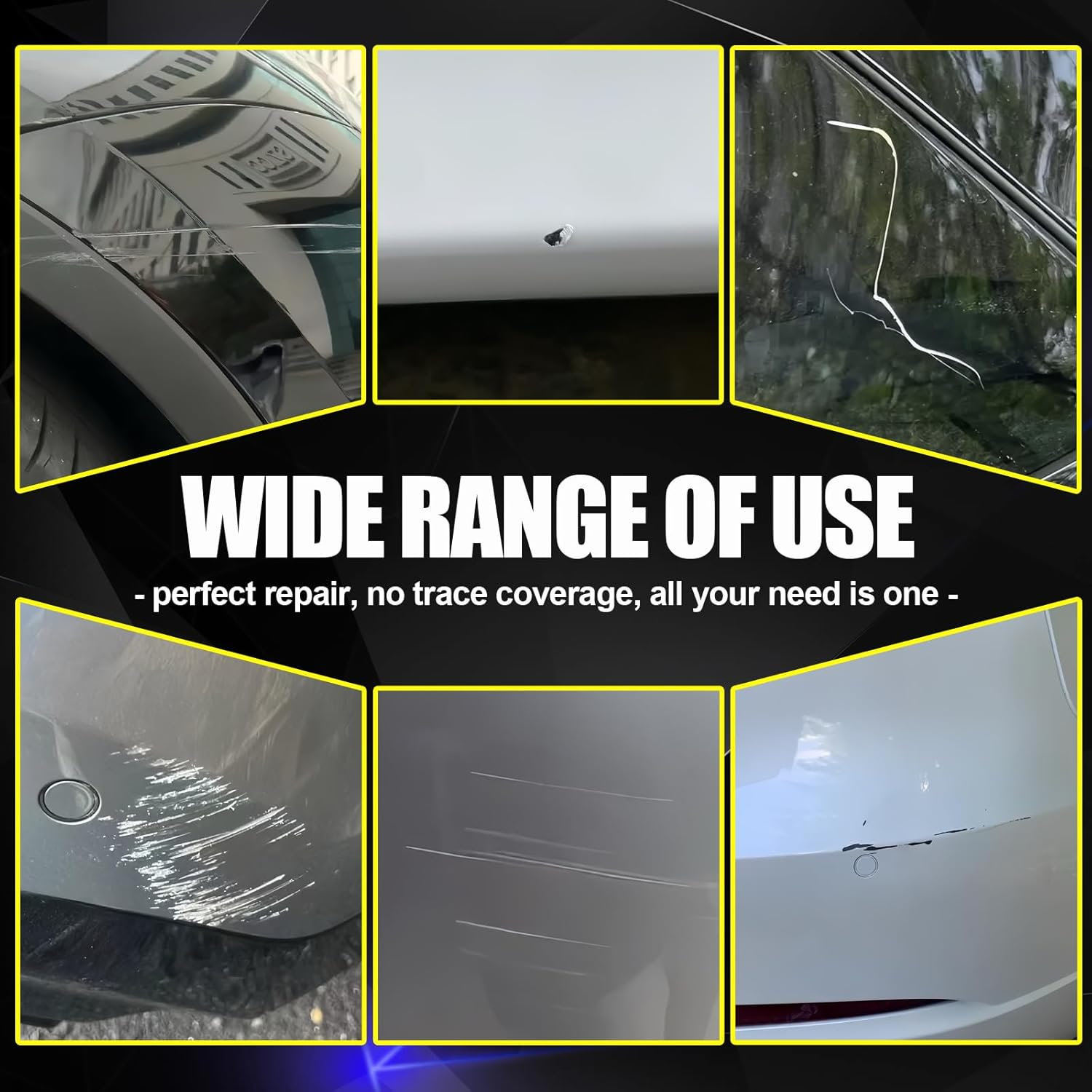 KIKIMO for Tesla Touch up Paint(Pearl White Multi-Coat(Ppsw)), Car Paint Repair Kit for Tesla Model Y/3/S/X, 2 in 1 Scratches Repair with Pen Tip and Brush, Color-Matched for Quick & Easy Fix - Red Multi-Coat(Ppmr) image number 2