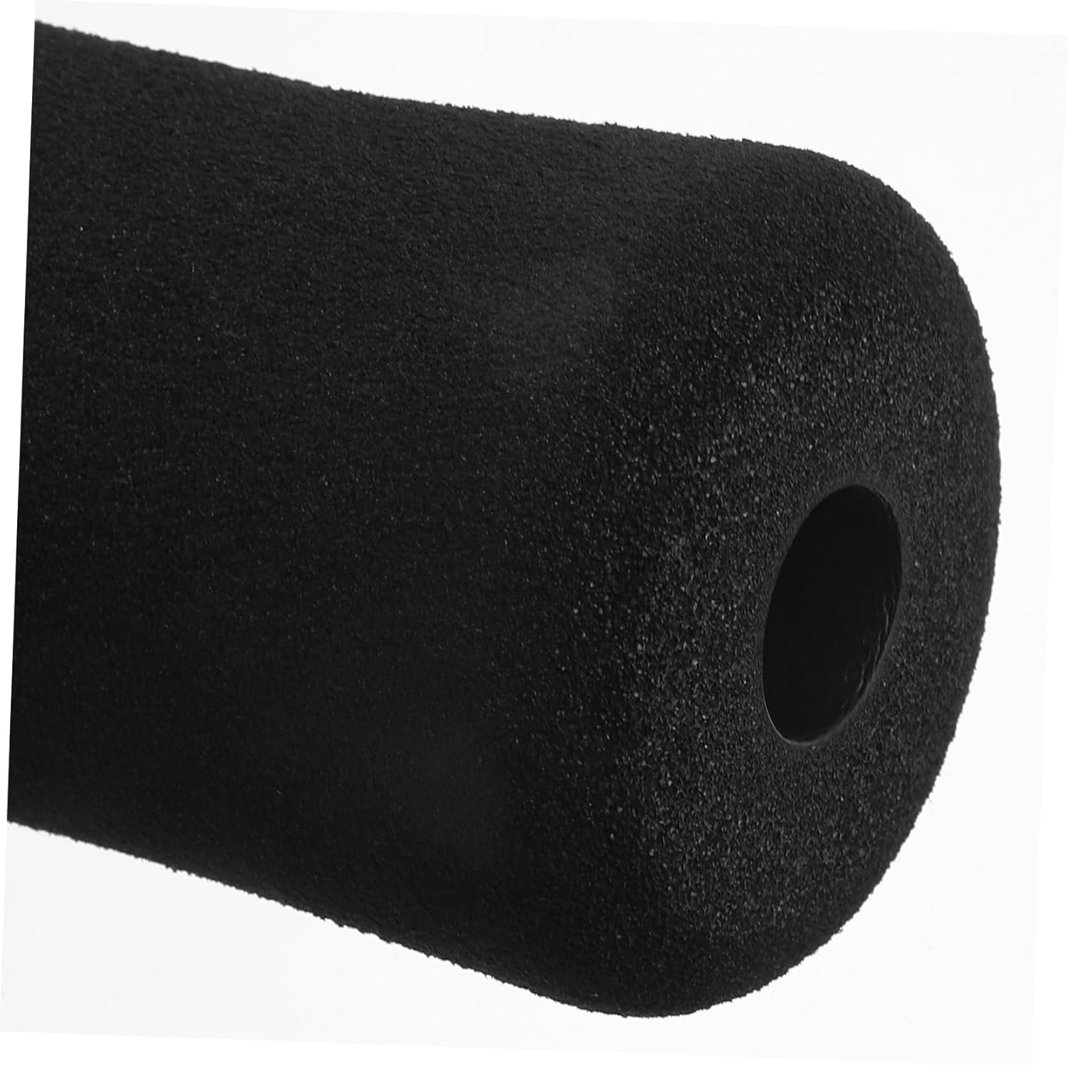 4Pcs Sponge Cover Foam Rollers Gym Exercise Equipment Pulleys Muscle Roller Foam Gym Training Sleeve Rolling Foam Portable Weights Foam Roller for Safety Gym Pad Black image number 3