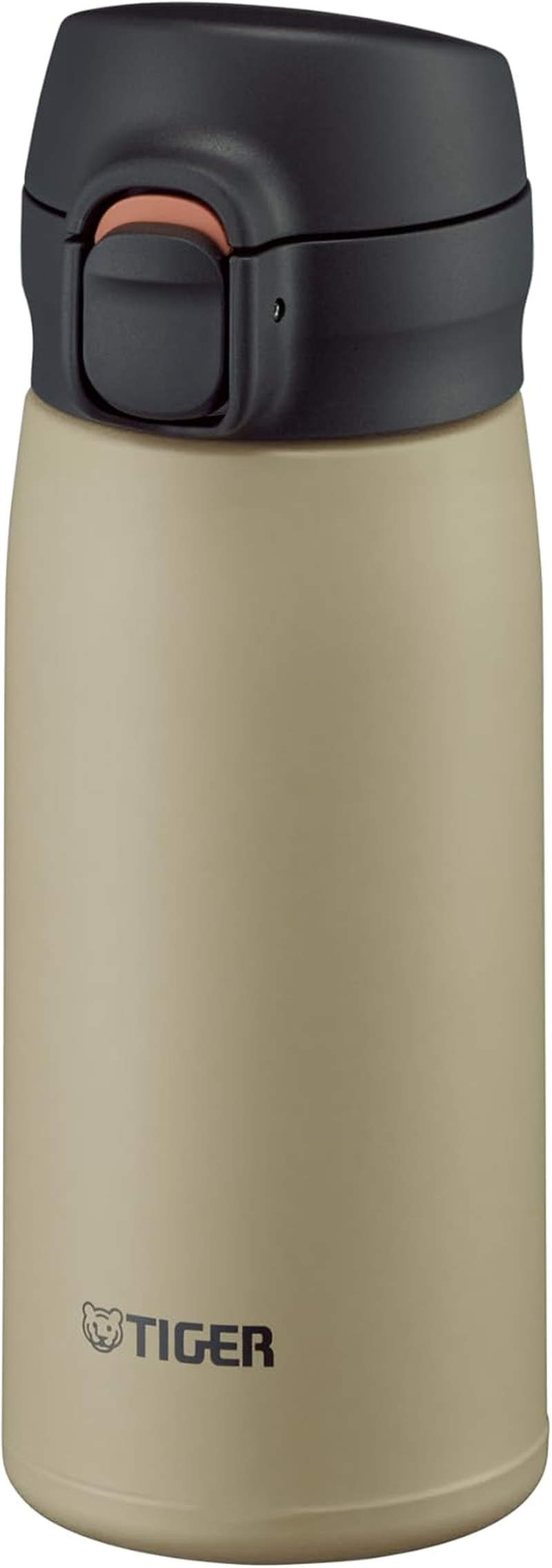 Tiger MKR-W35NCS Water Bottle, 350 Ml, Stainless Steel, One-Push, Vacuum Insulated, Mug image number 4
