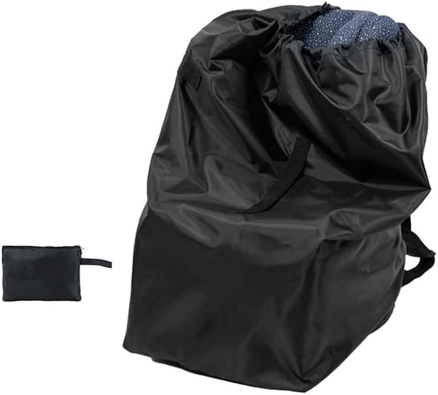 Gate Check Baby Stroller Bag Backpack,Baby Car Seat Travel Bag,Baby Car Seat Dust Cover，Car Seat Travel Bag with Backpack Straps,Baby Stroller Bag Backpack for Airplane Travel,Foldable image number 6