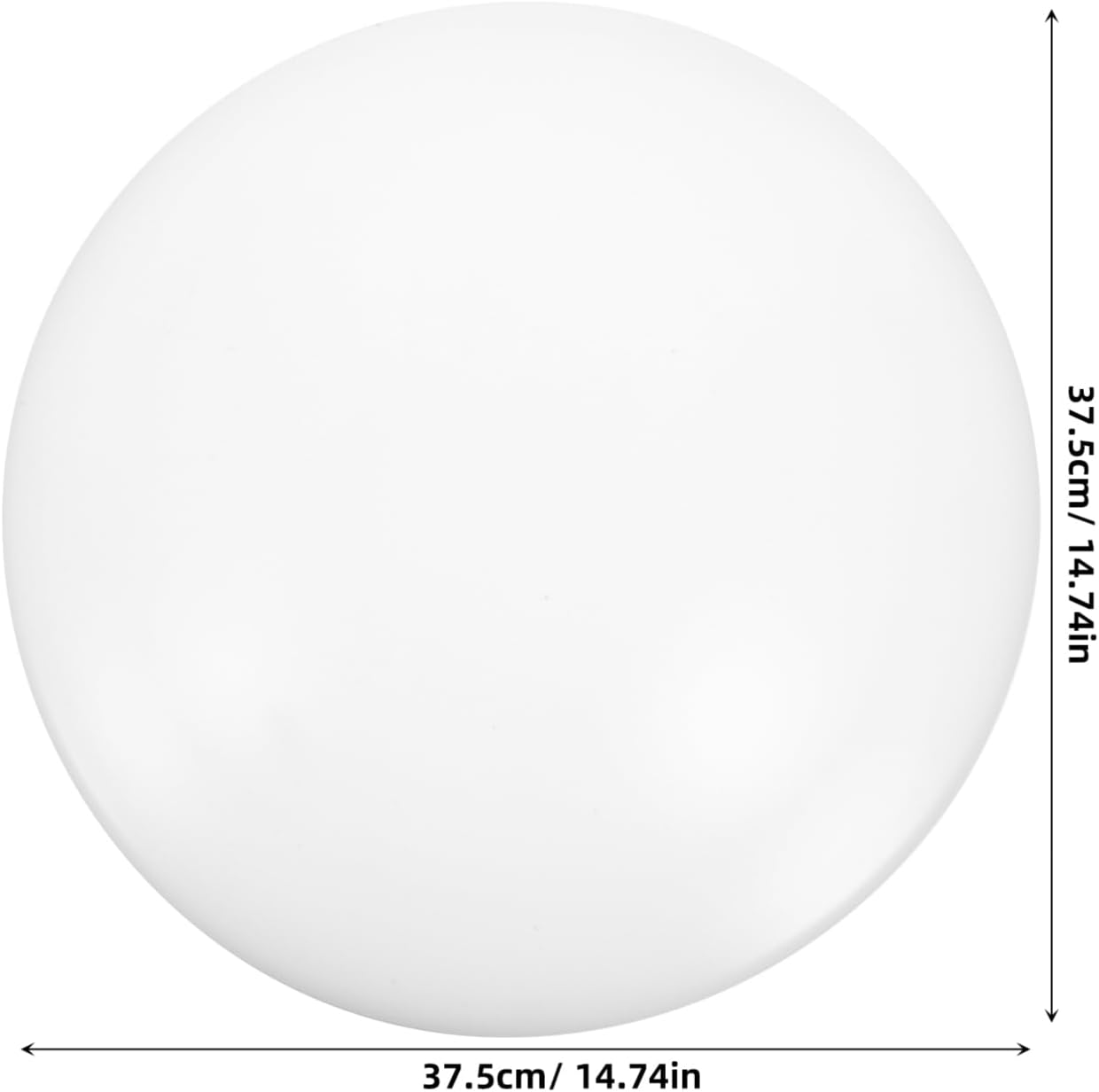 Ceiling Light Cover Replacement Clip-On for Ceiling Mounted Fixture, Mushroom Lamp Shade Ceiling Fan Replacement Globes, Diameter 13.6 In/34.7 Cm image number 1