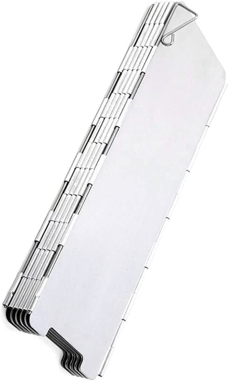 HIGHROCK 10 Plates Fold Foldable Outdoor Camping Cooker Stove Wind Shield Screen image number 1